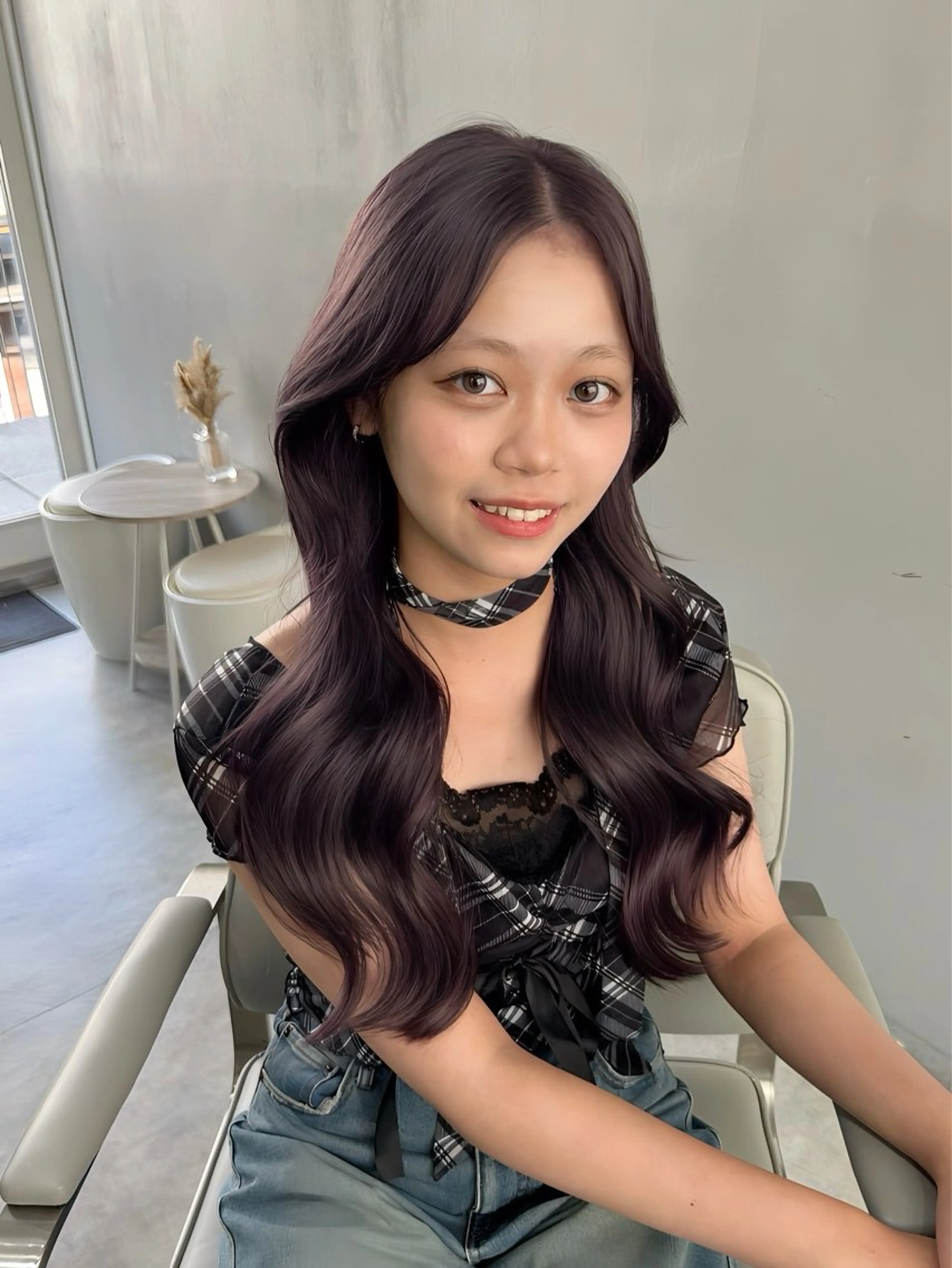 ロング カット ヘアカラー トリートメント 🩶ブリーチ/ レイヤー🩶フミカのヘアスタイル