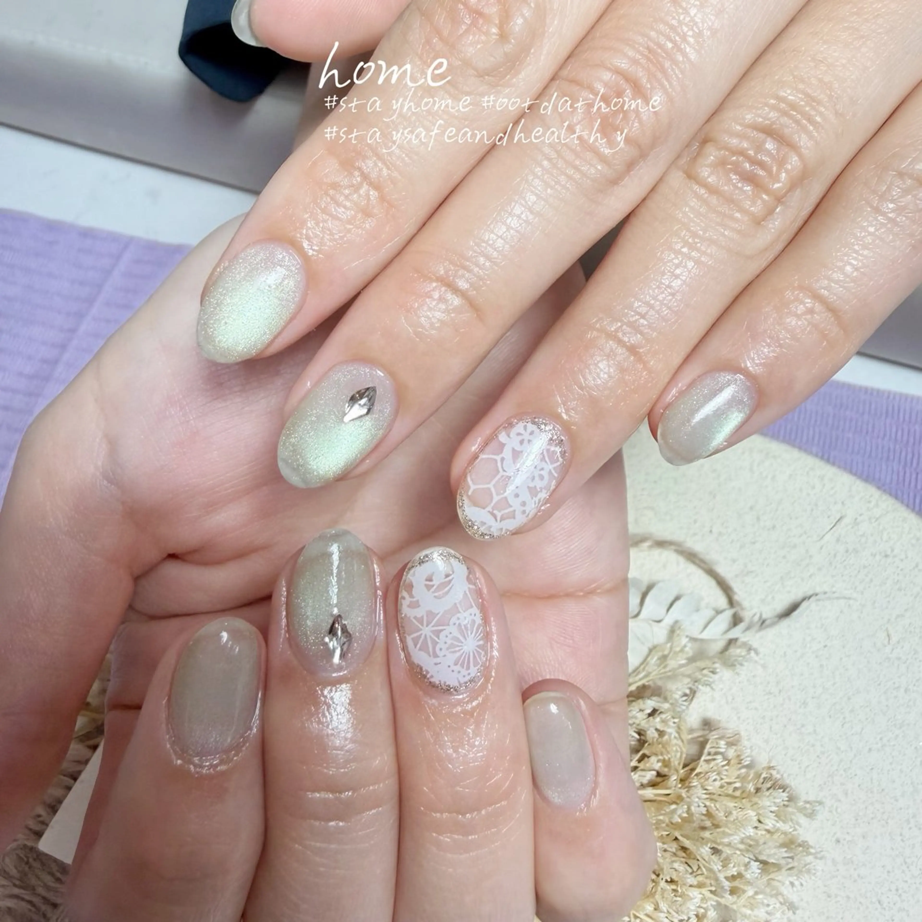 ネイル ハンドネイル AngelChris ビューティーサロン琳のネイルデザイン