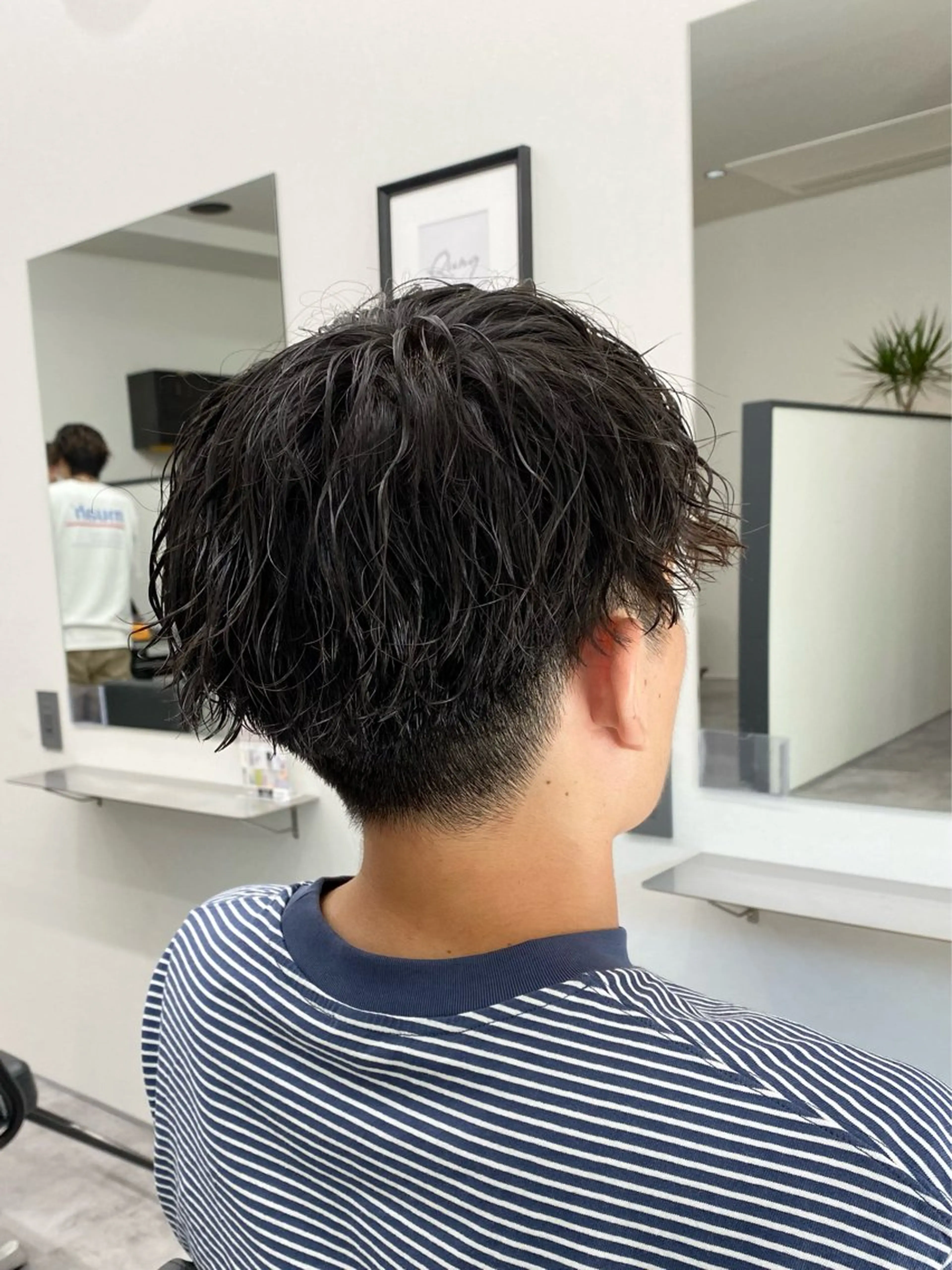 ショート カット パーマ トリートメント 今吉舞美 /ケアパーマ/鎌取のヘアスタイル