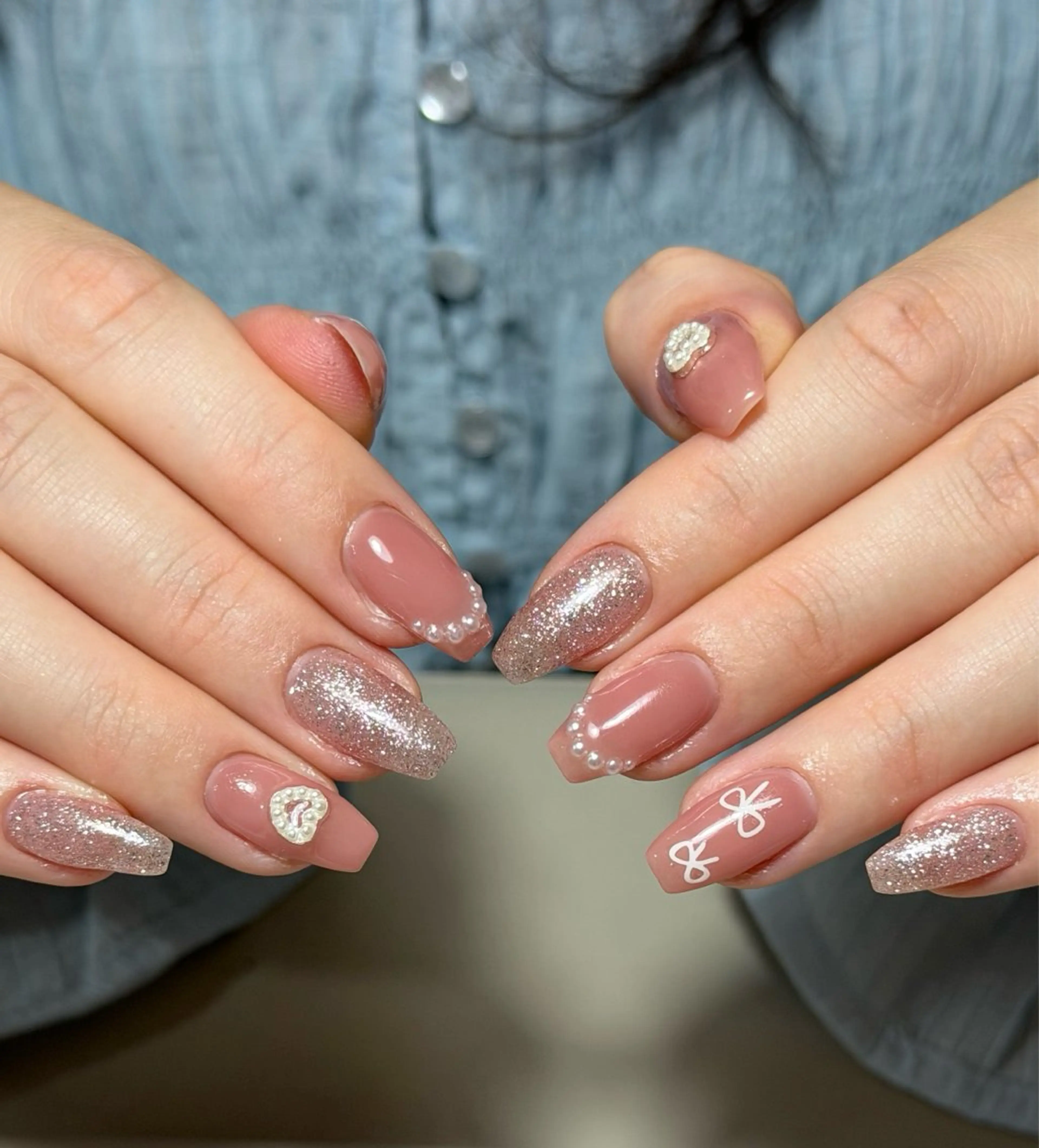 ネイル ハンドネイル ハンドケア 🍑 momo_nailのネイルデザイン