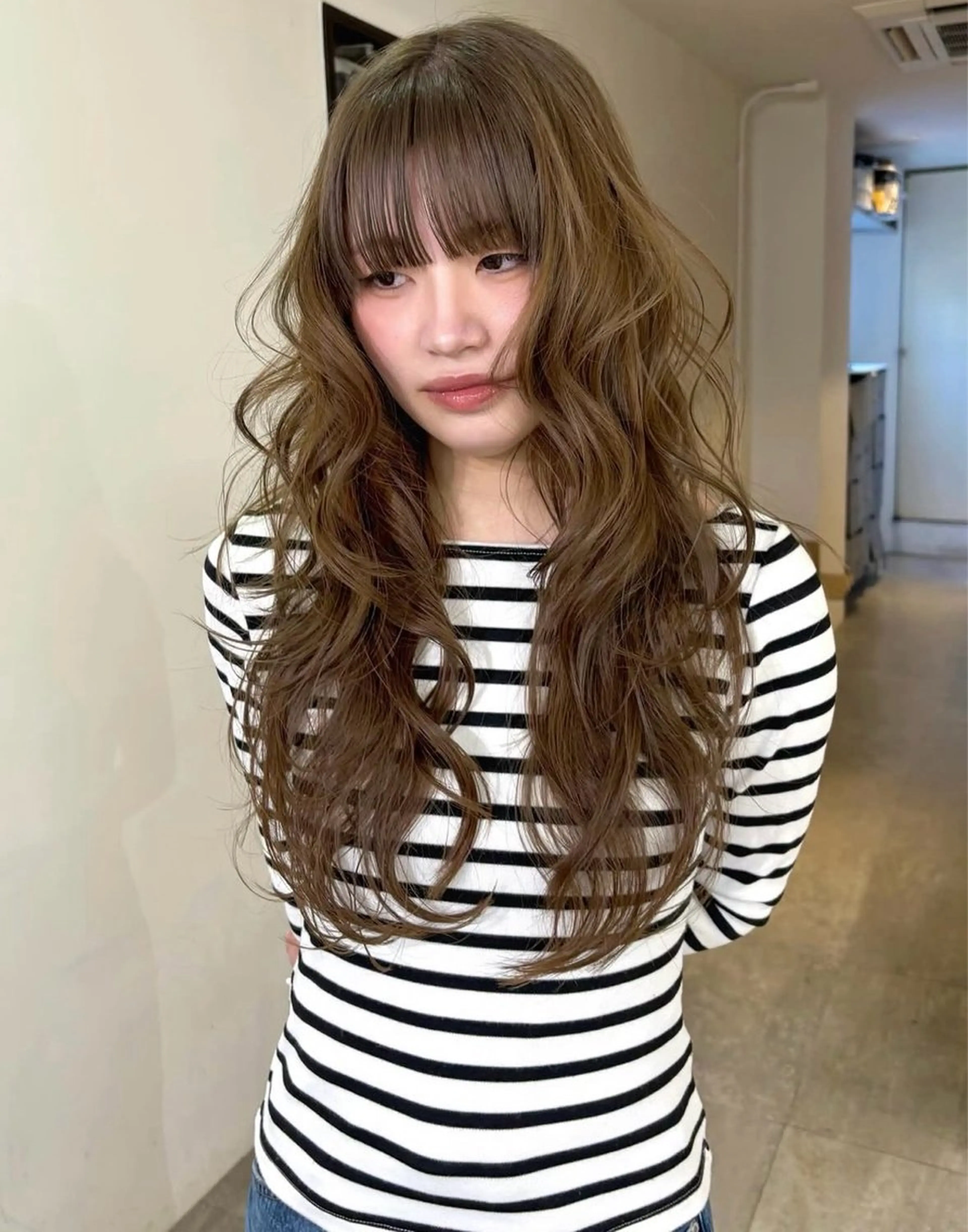 ロング Hikari / 天神大名/暖色カラーのヘアスタイル