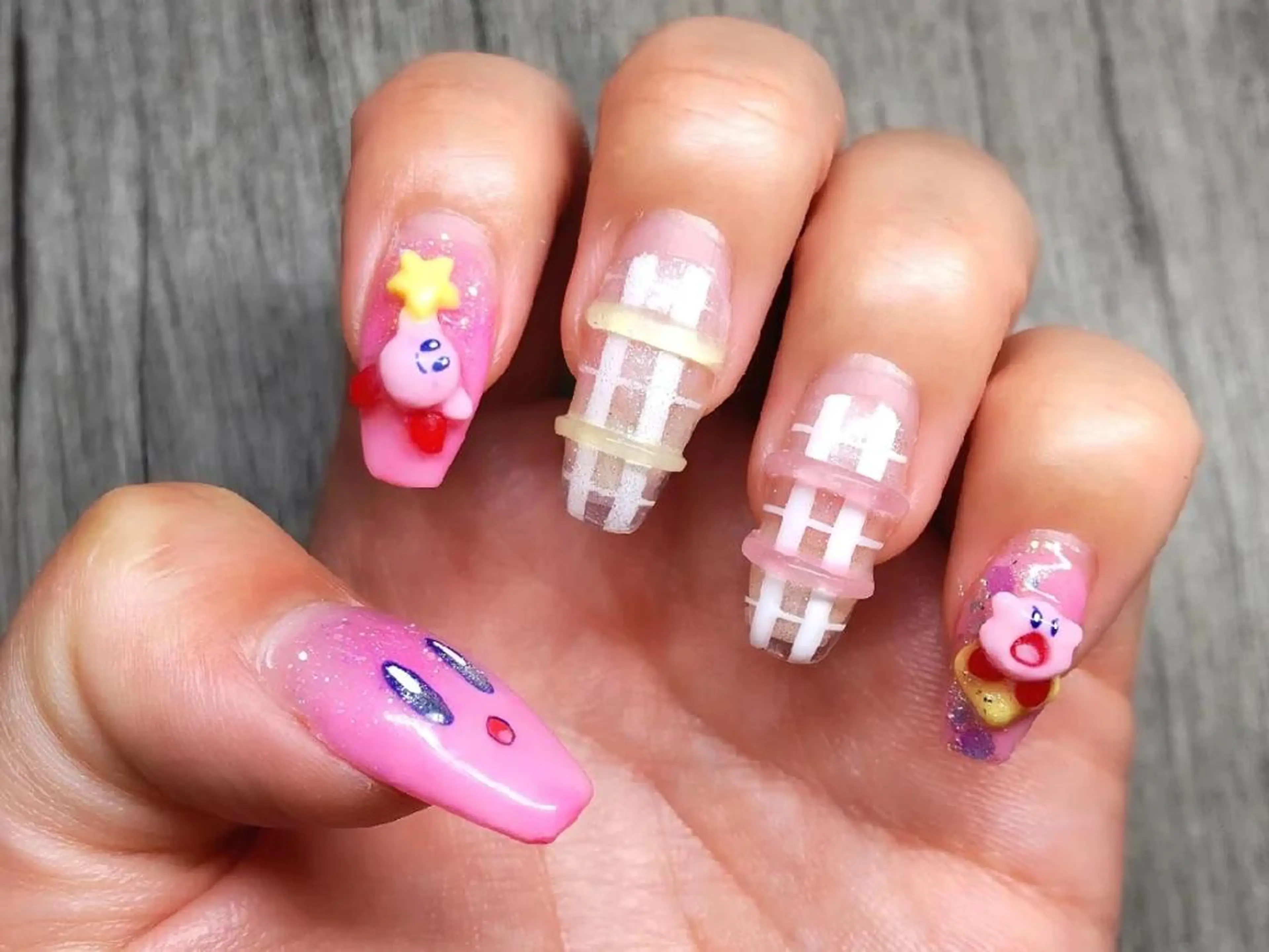 セミロング ネイル 長さ出し ジェルネイル ニュアンスネイル ピンク スカルプネイル ハンドネイル T&A nailのネイルデザイン