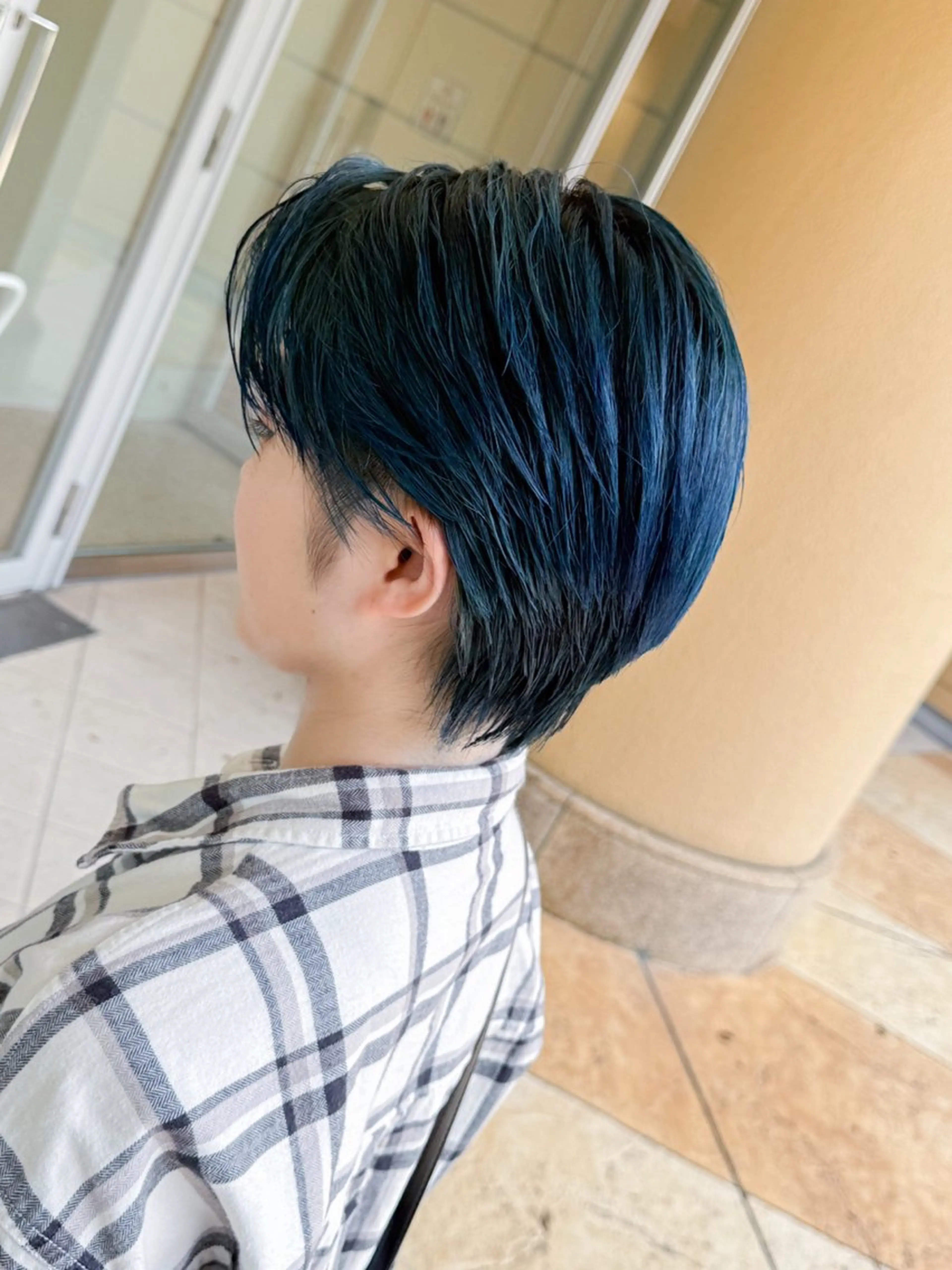 ショート カラー カット ヘアカラー トリートメント 🩵透明感/高発色 /難波/北原佑記🌸のヘアスタイル