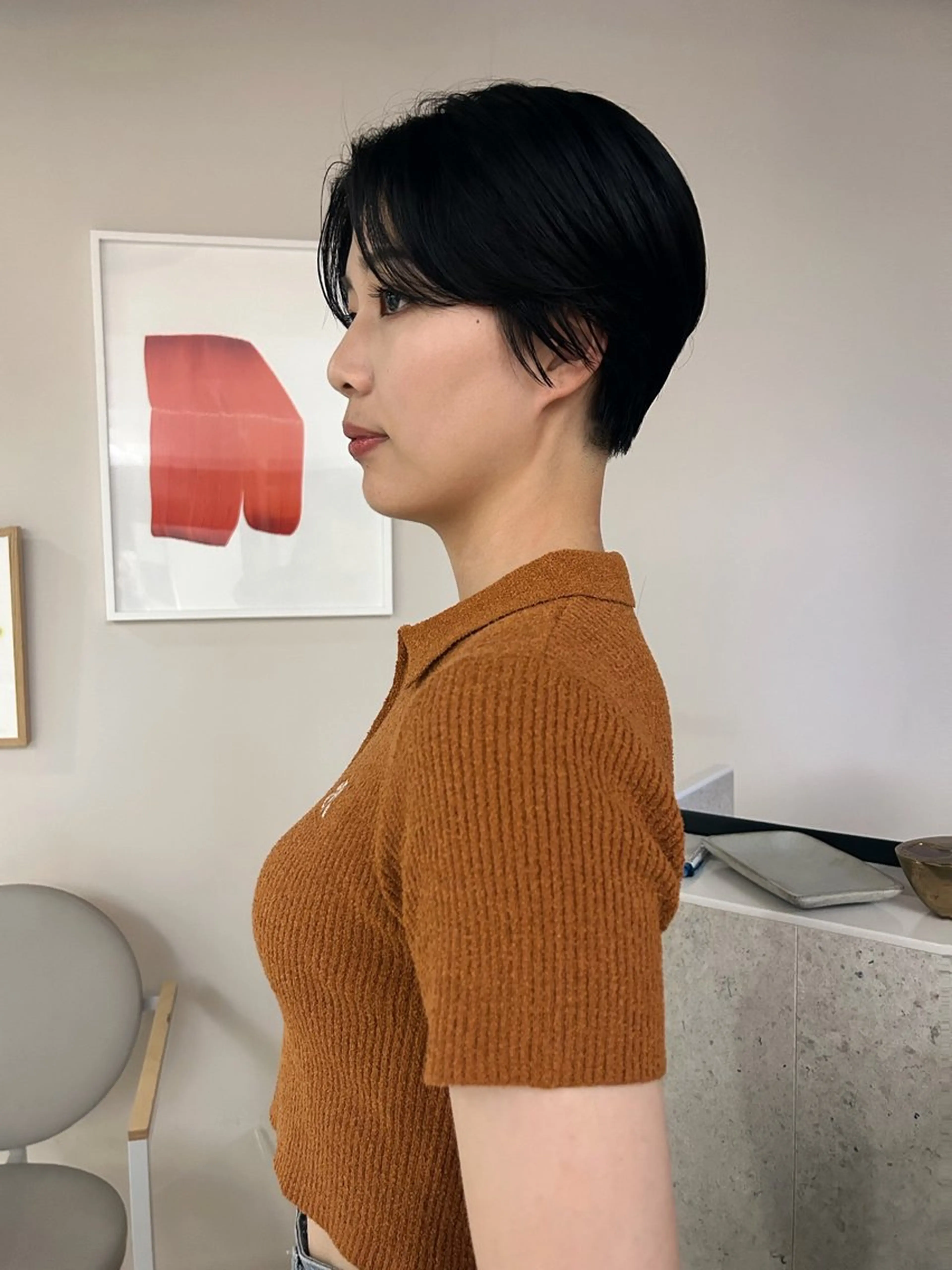 ショート aika/パーマ/ ショート/伏見のヘアスタイル