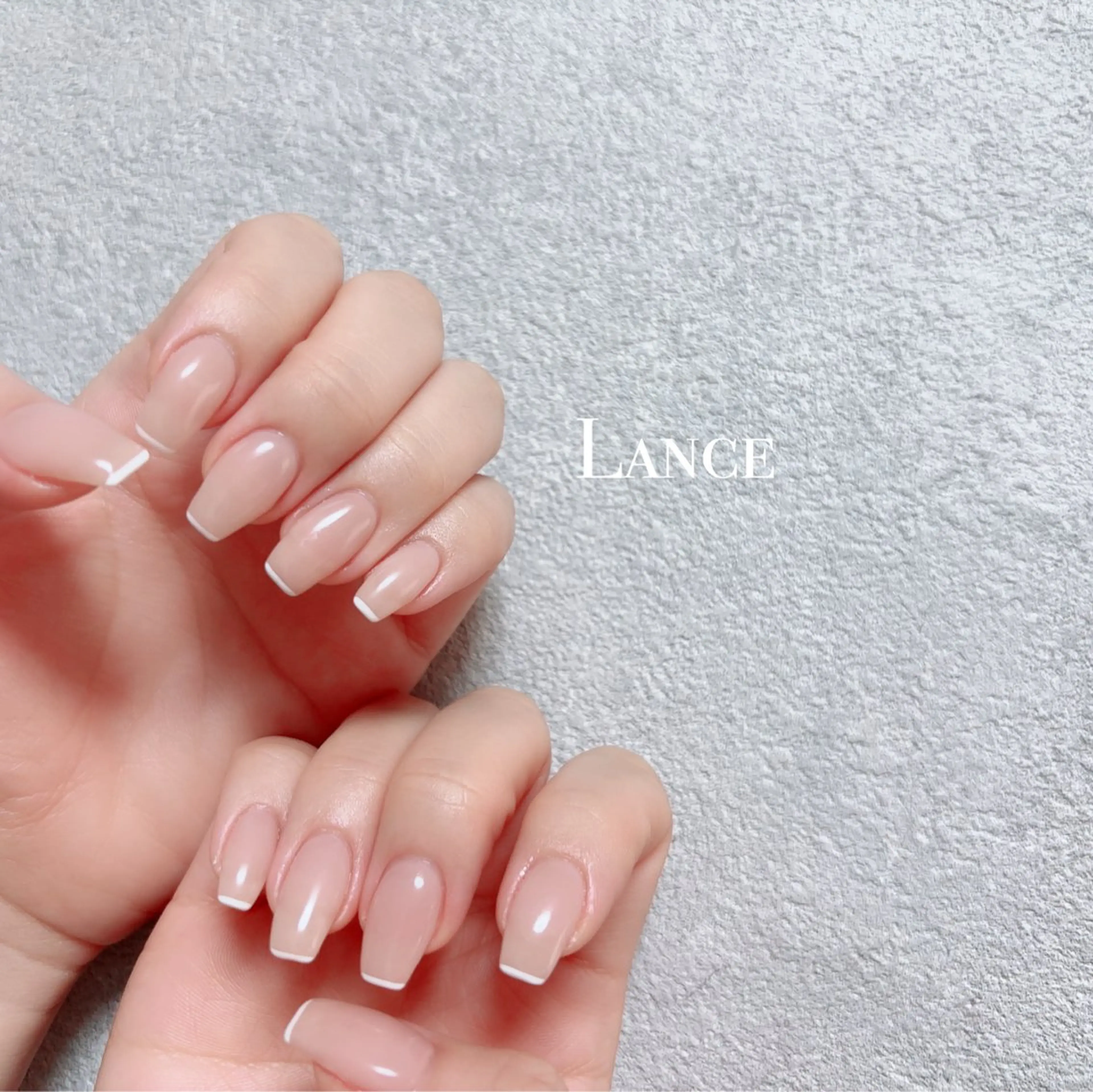 ネイル オーロラネイル フットネイル フレンチネイル ハート キラキラネイル ハンドネイル Lance nailのネイルデザイン