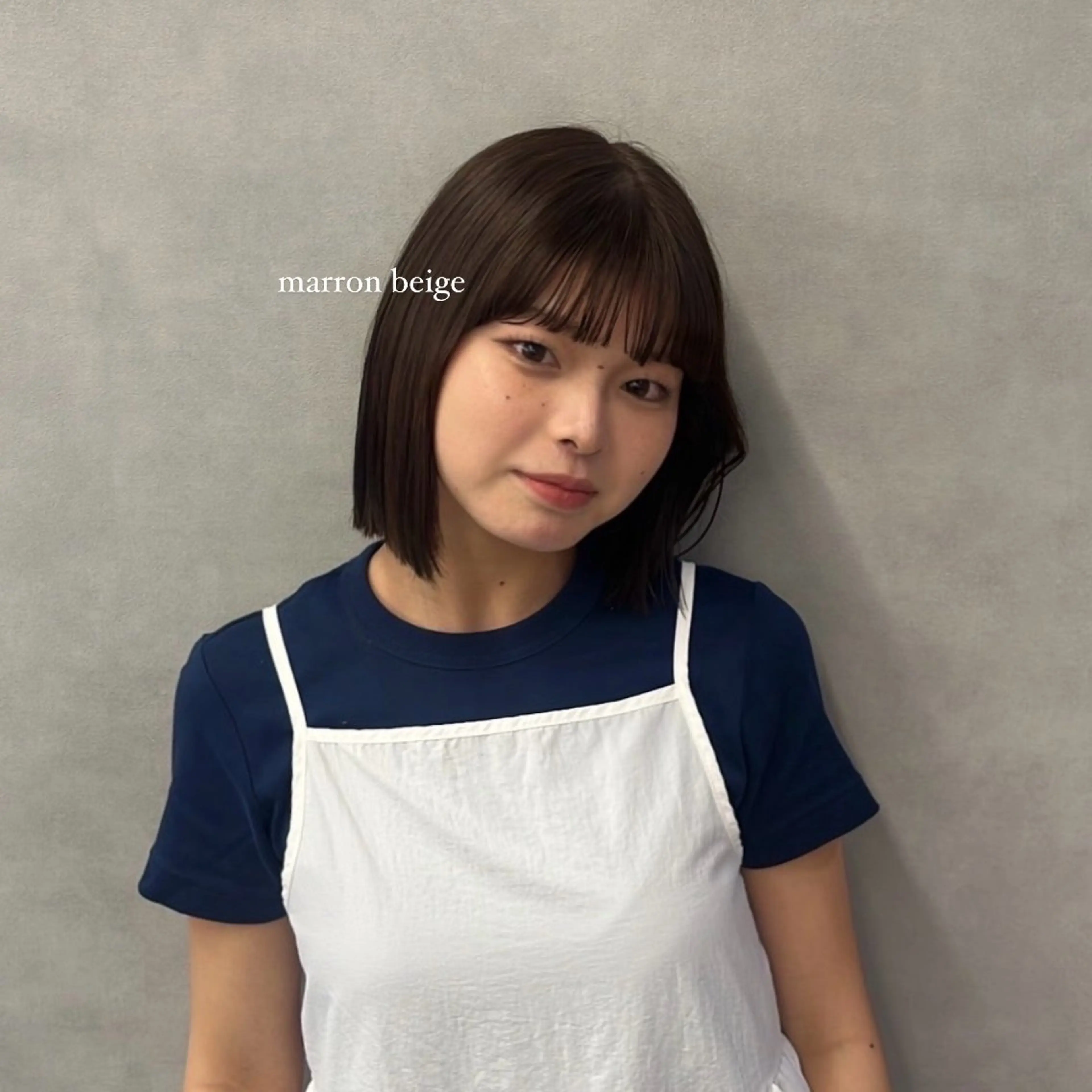 ショート ヘアカラー トリートメント Mirai/ 艶カラー/暖色カラーのヘアスタイル