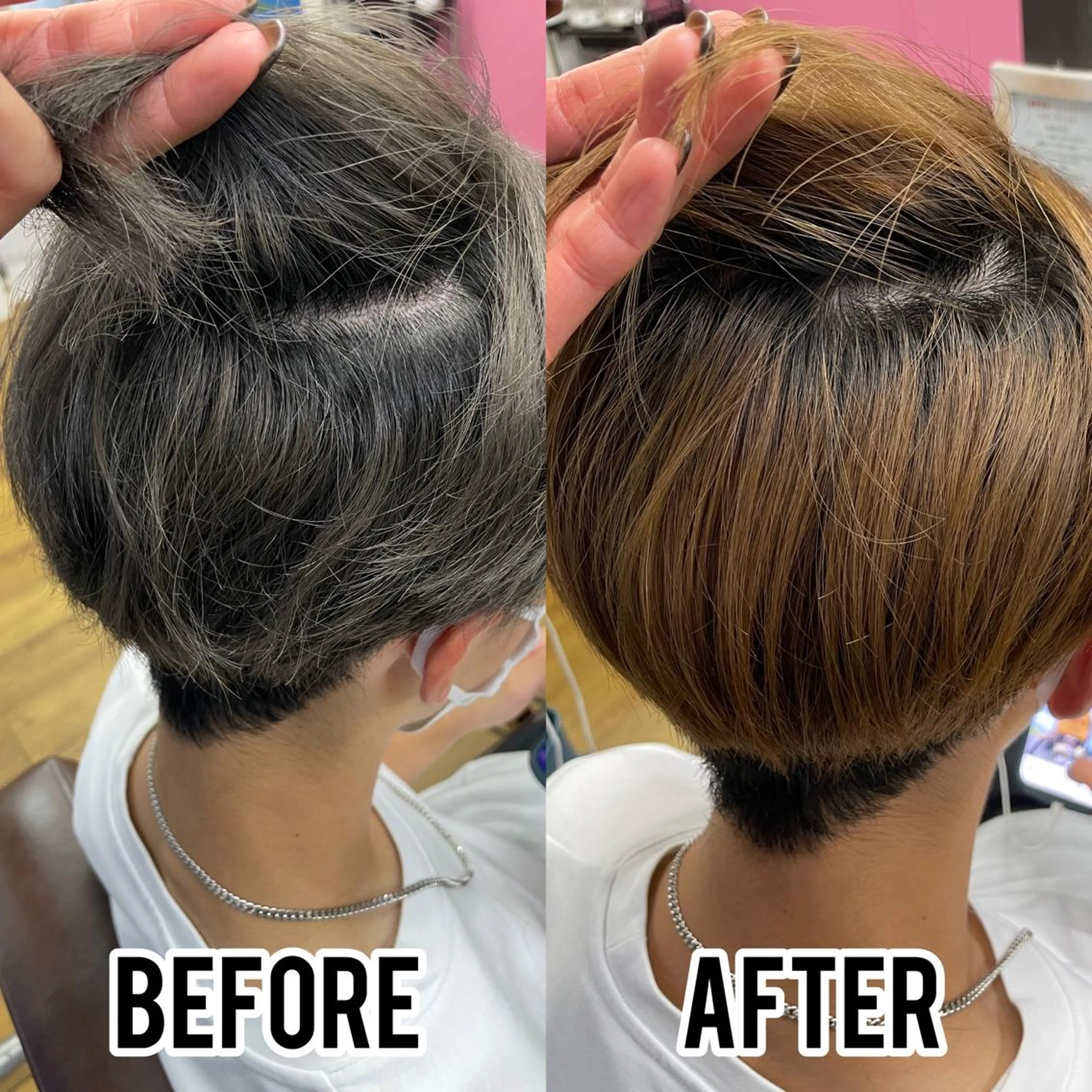 ✨メンズオーディンストレート＋カット✨の写真