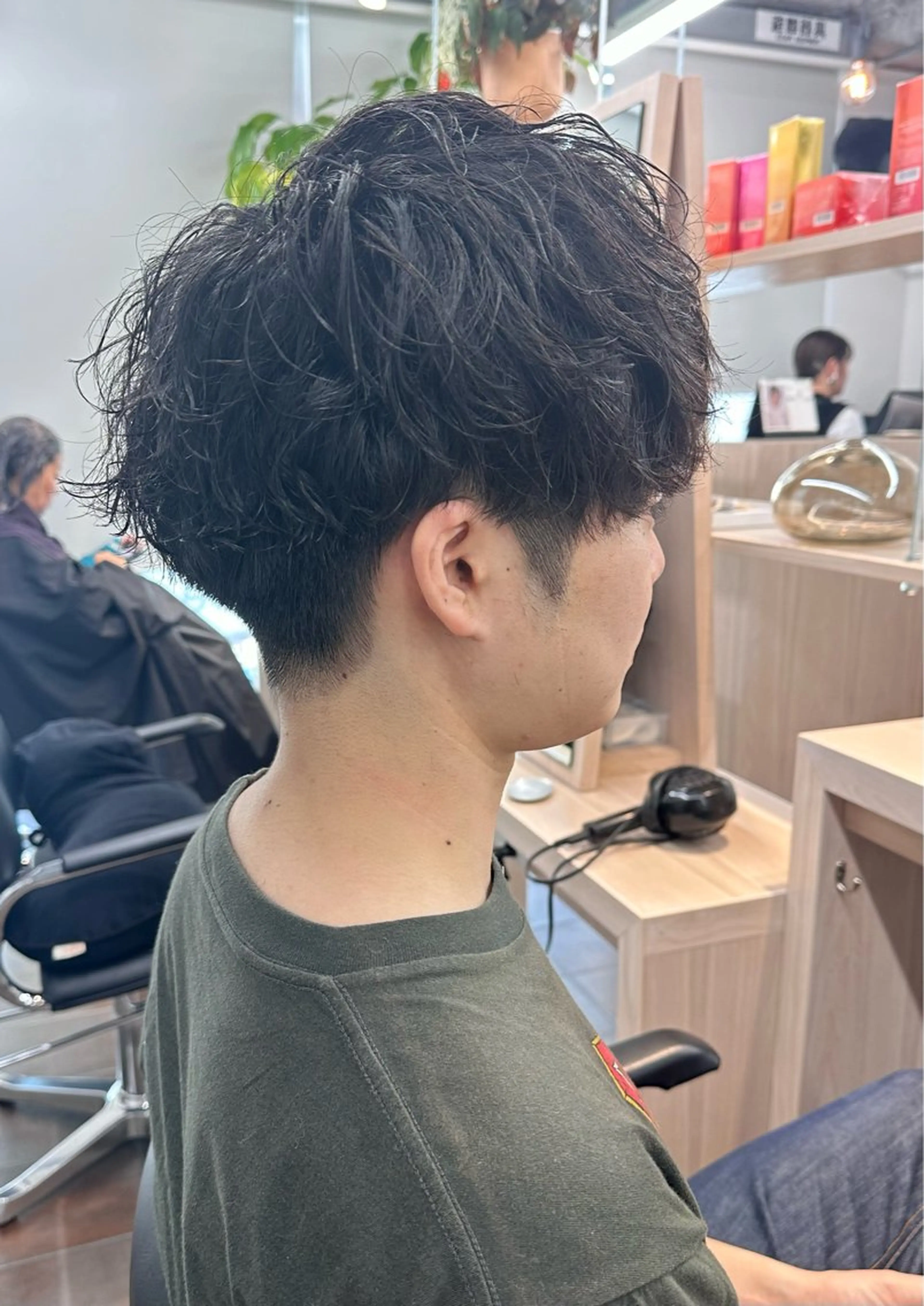 ショート パーマ メンズ 奥東巧真 /パーマスタイル✨のヘアスタイル