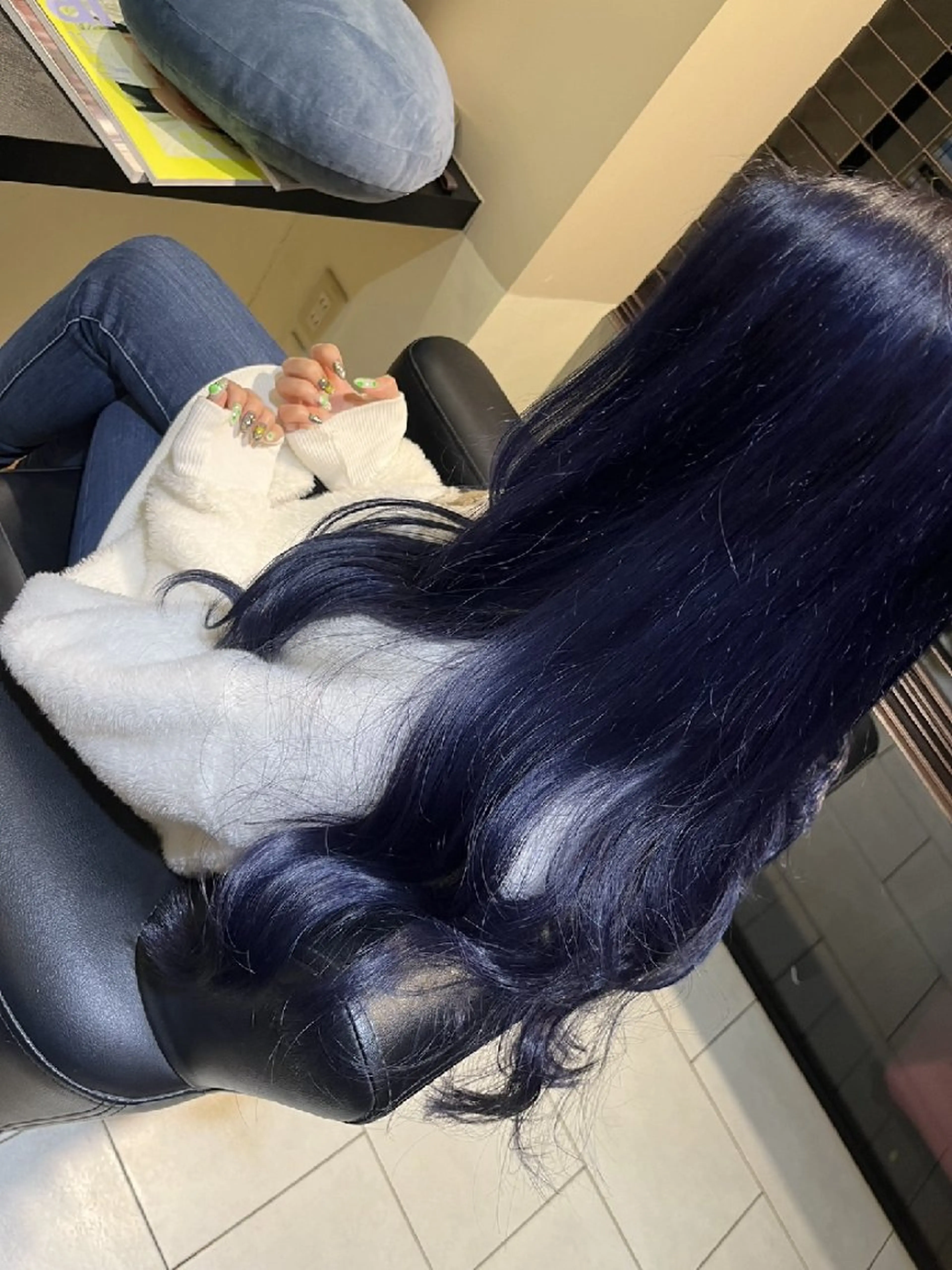 ロング ヘアカラー seul 美容室のヘアスタイル