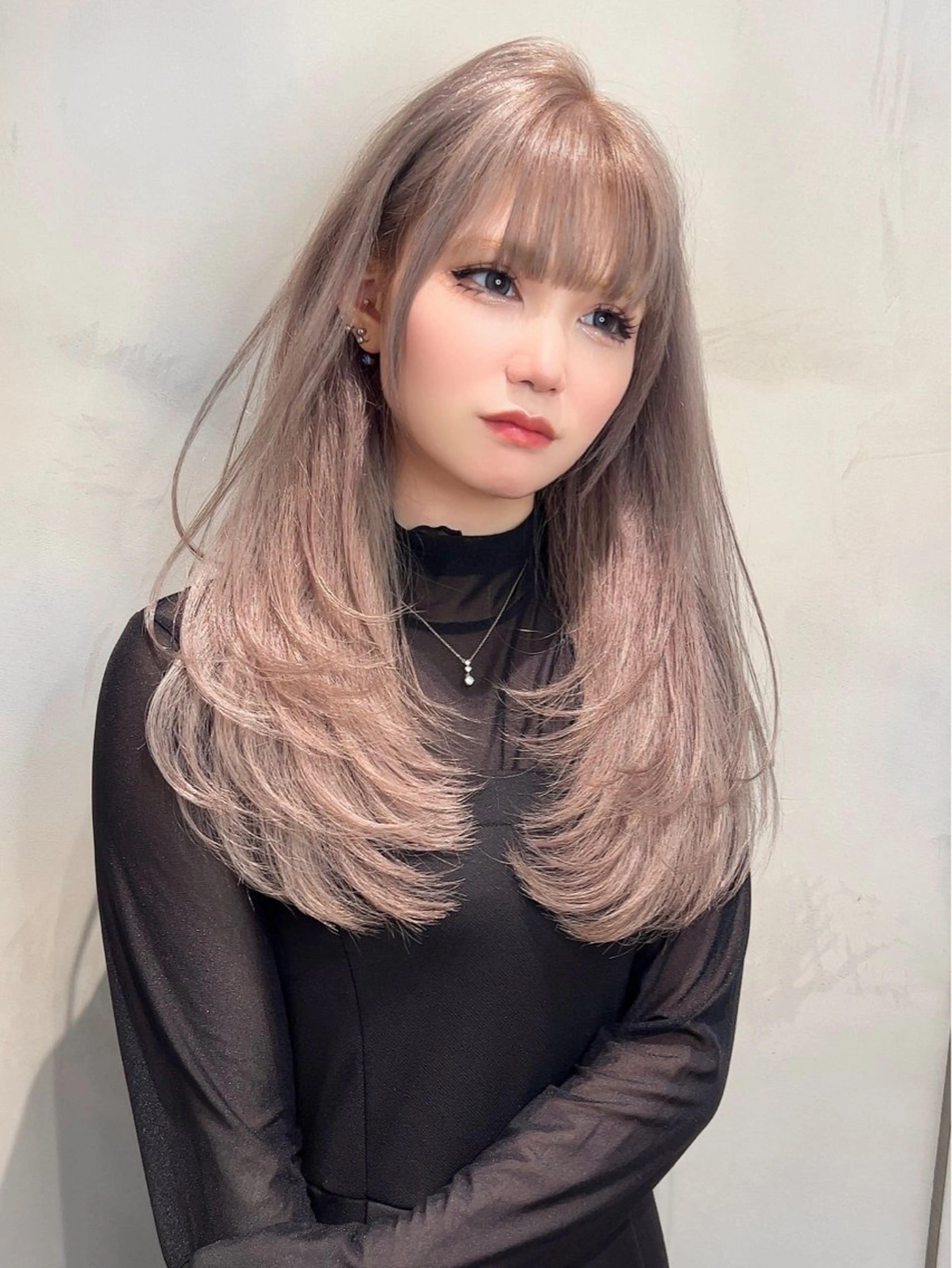 ロング カラー ブリーチ レイヤーカット カット ヘアカラー トリートメント 🥇KEN /レイヤー/カラーのヘアスタイル