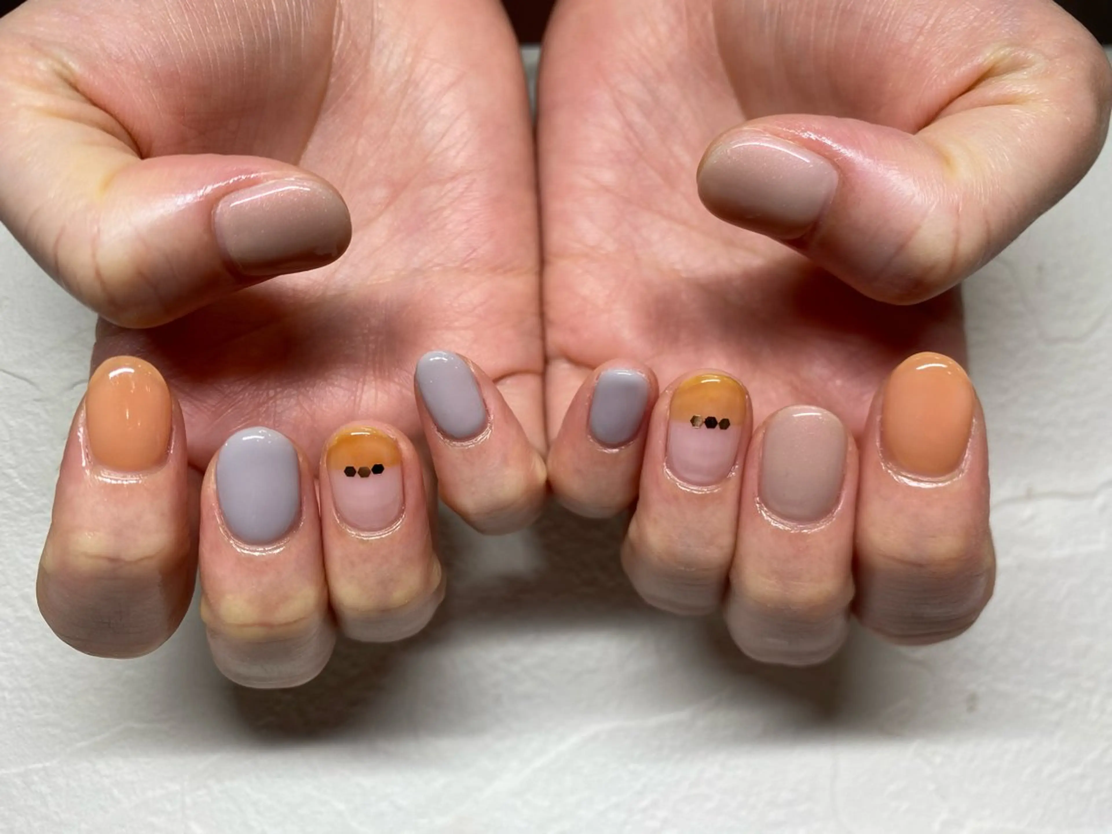 【ハンドジェル】オフ有　　オフ＋持ち込みデザインなど　デザインフリー90分コースの写真