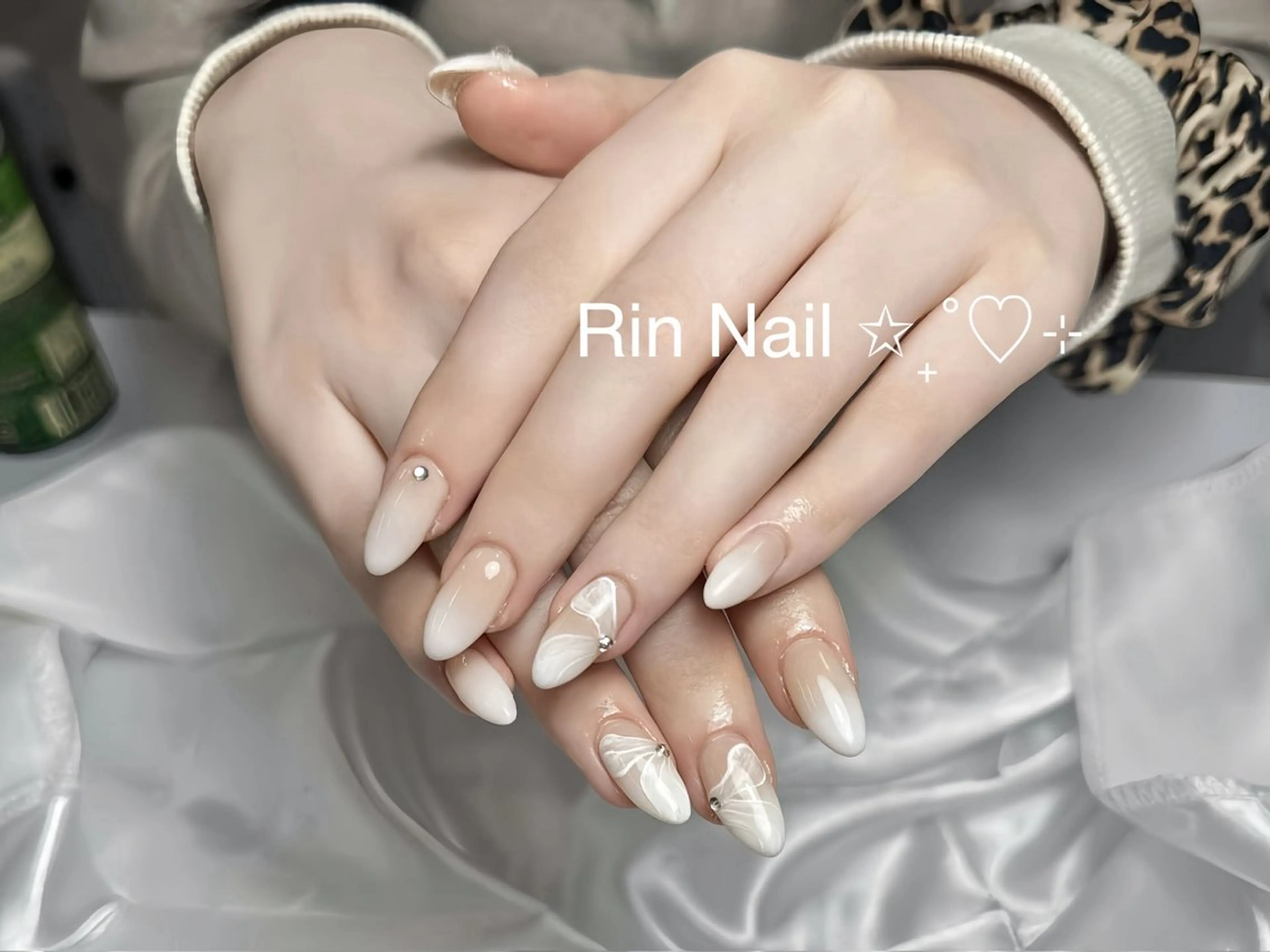 ネイル チークネイル フラッシュネイル フラワーネイル フットネイル ジェルネイル ハンドネイル Rin Nail Shinokuboのネイルデザイン