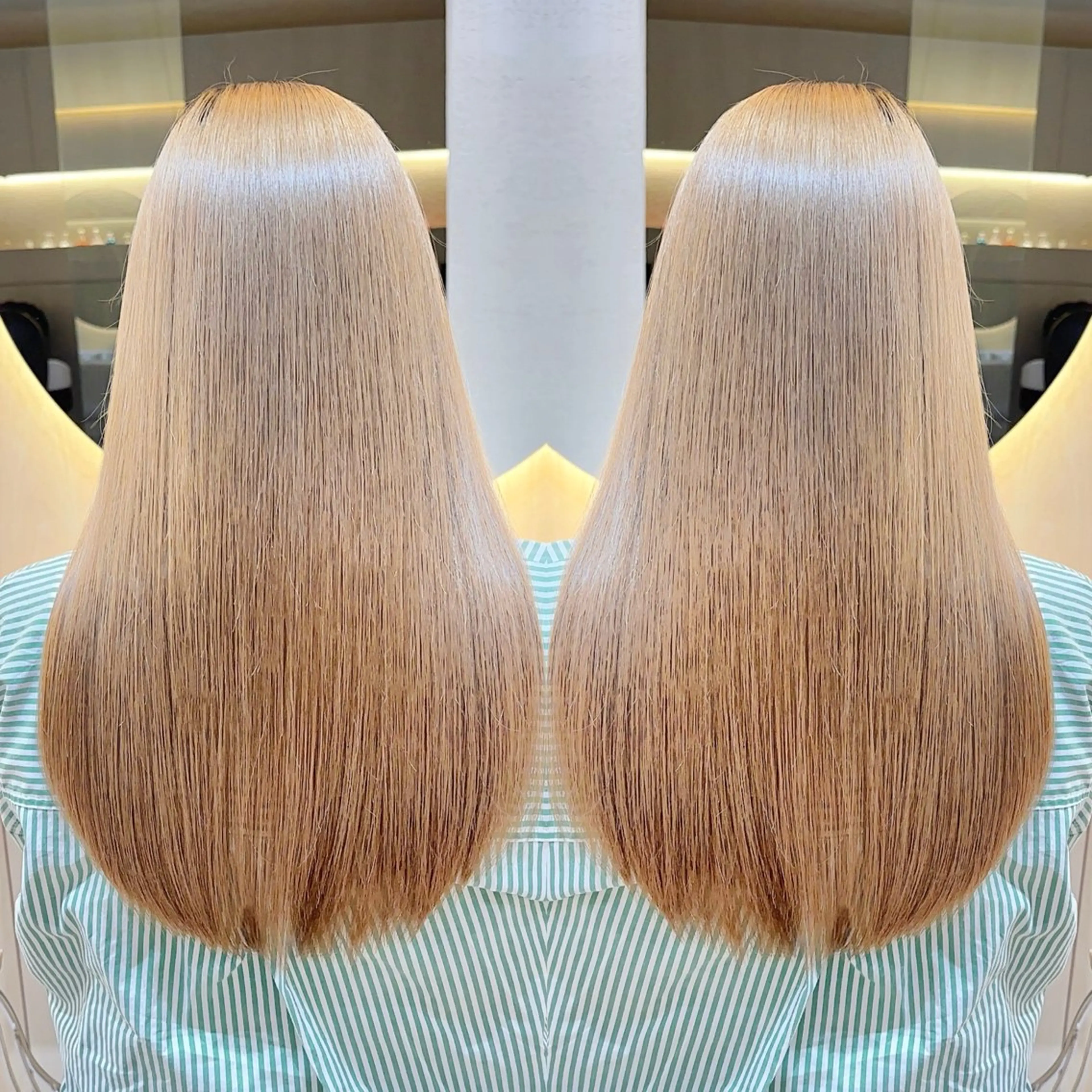 ロング カラー カット ヘアカラー 縮毛矯正 レイヤー❣️縮毛矯 川村利幸のヘアスタイル