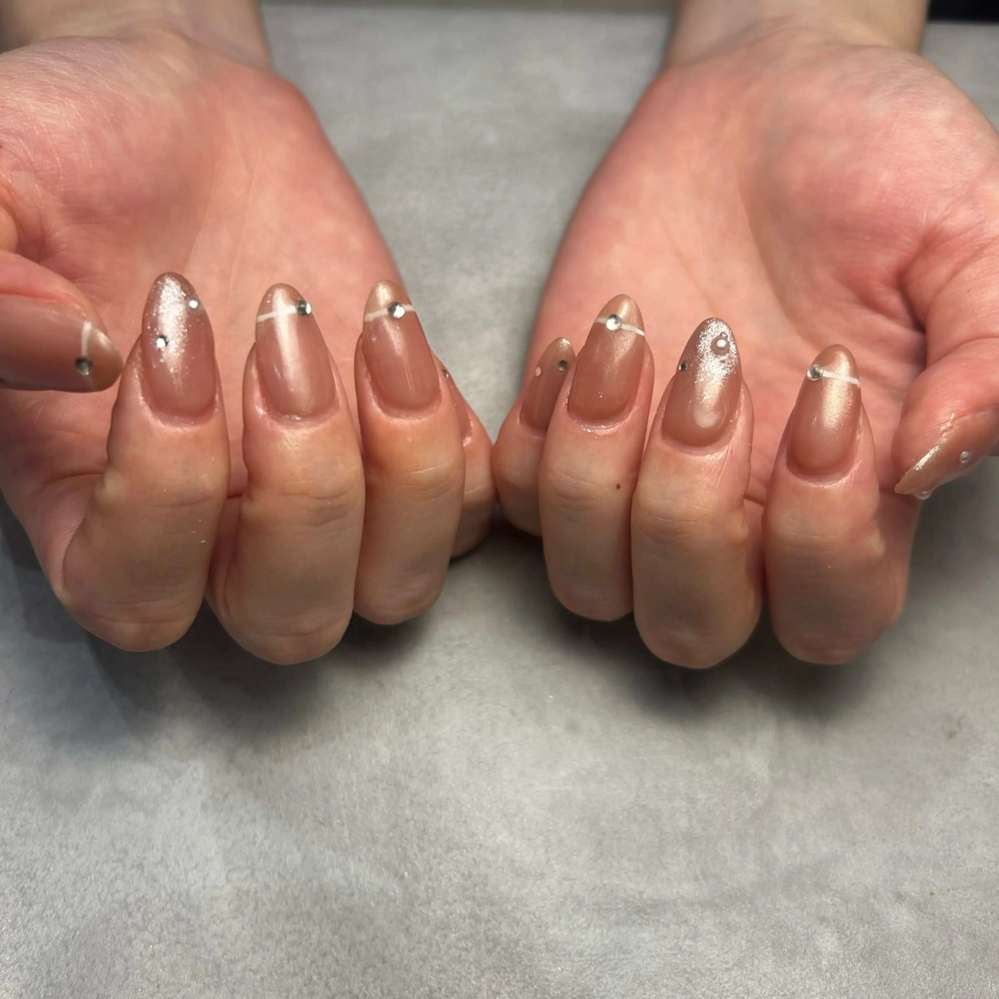 ネイル ピンク ハンドネイル maninail makiのネイルデザイン