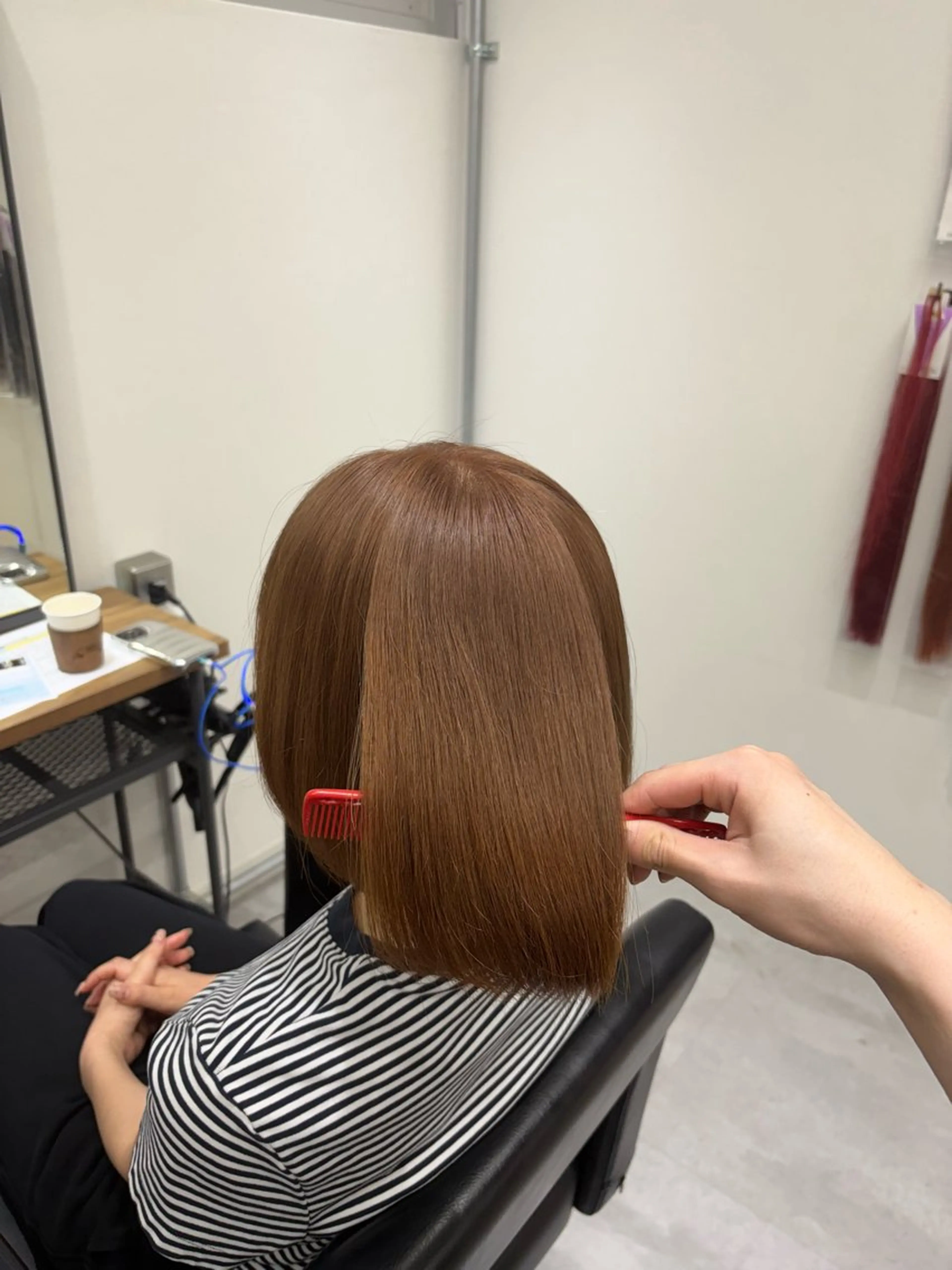 ショート カラー ブラウンカラー デザインカラー ハイライトカラー ハイトーンカラー インナーカラー SHUNTA✨ NEXT/ブリーチのヘアスタイル
