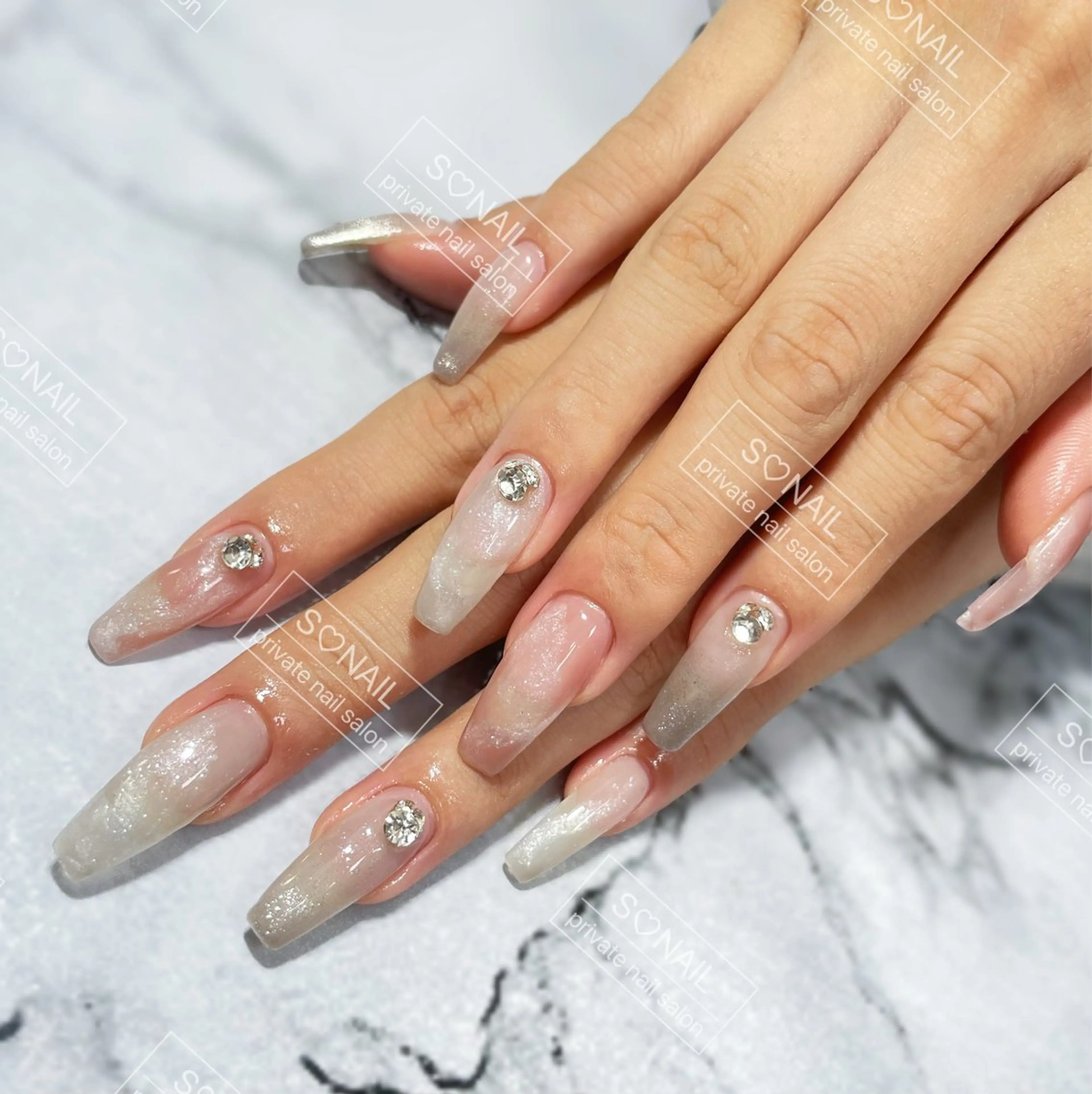 ネイル ニュアンスネイル S.NAIL Suuのネイルデザイン