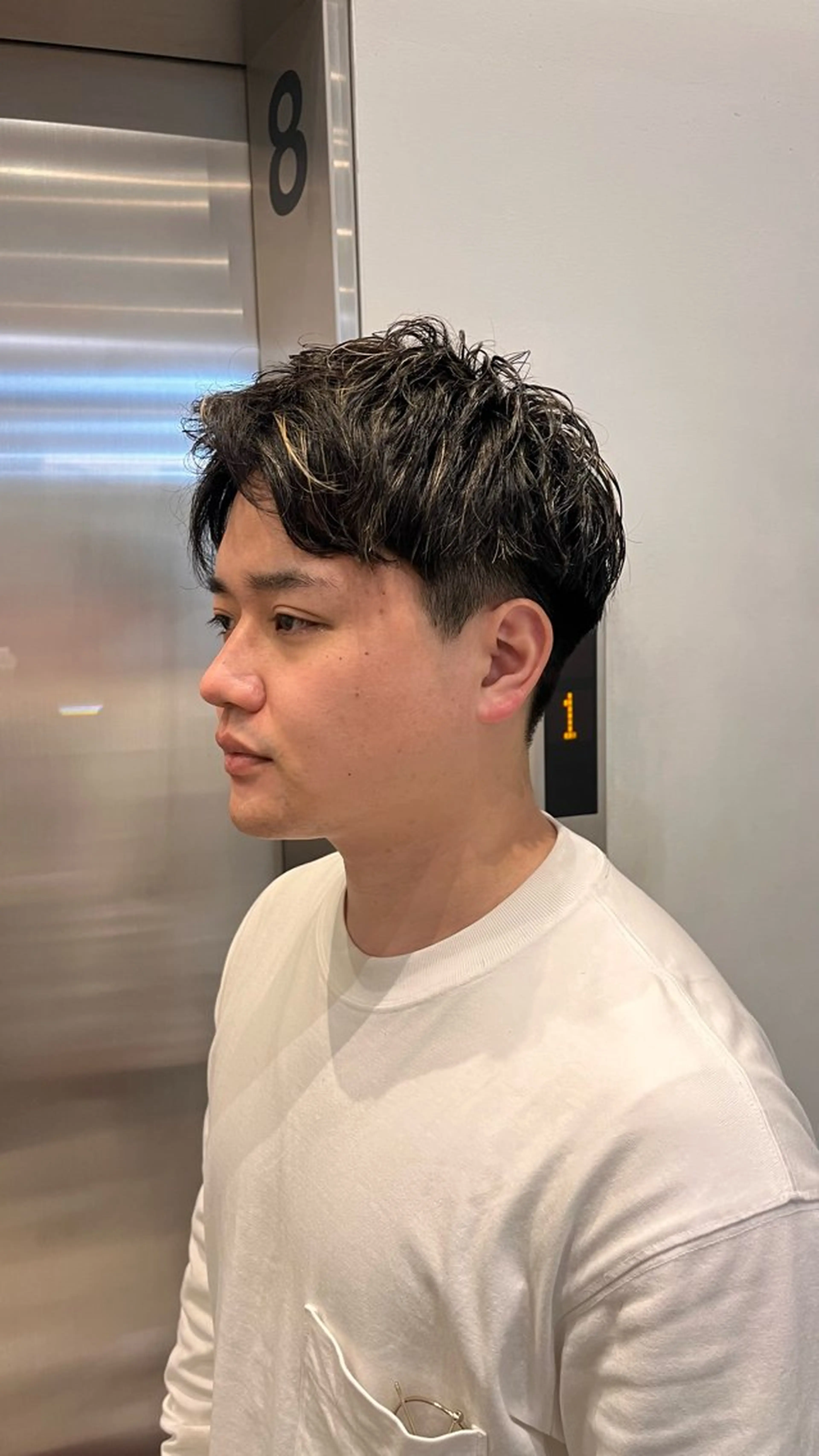 ショート カラー メンズ メンズハイライト ハイライトカラー ハイライト 🌷KARIN/ メンズ、ショート🍃のヘアスタイル