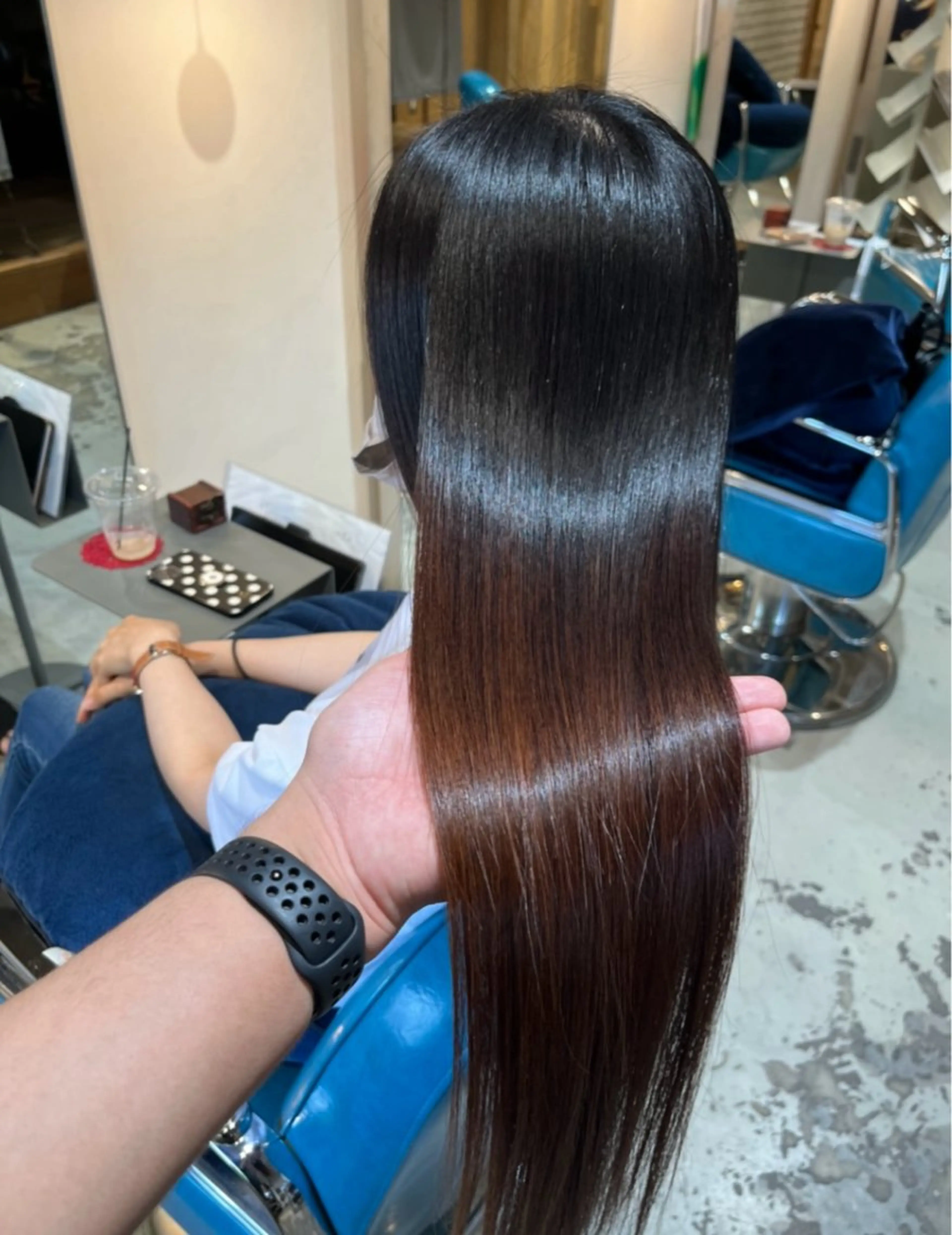 セミロング 縮毛矯正 トリートメント 必ず笑顔で帰っていた だきます！安田祐貴のヘアスタイル