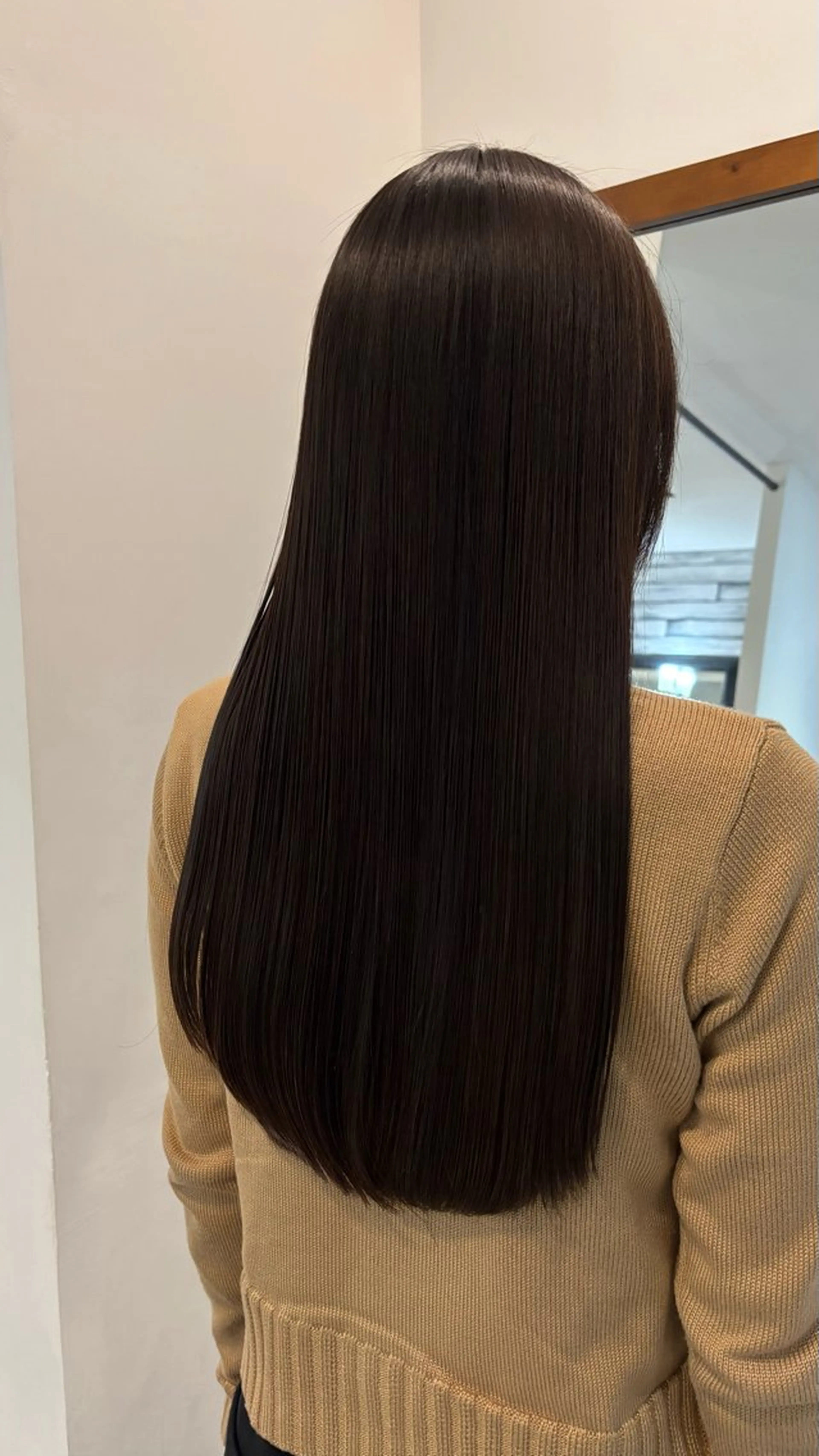 トリートメント ひいろ パーマ/カットモデルのヘアスタイル