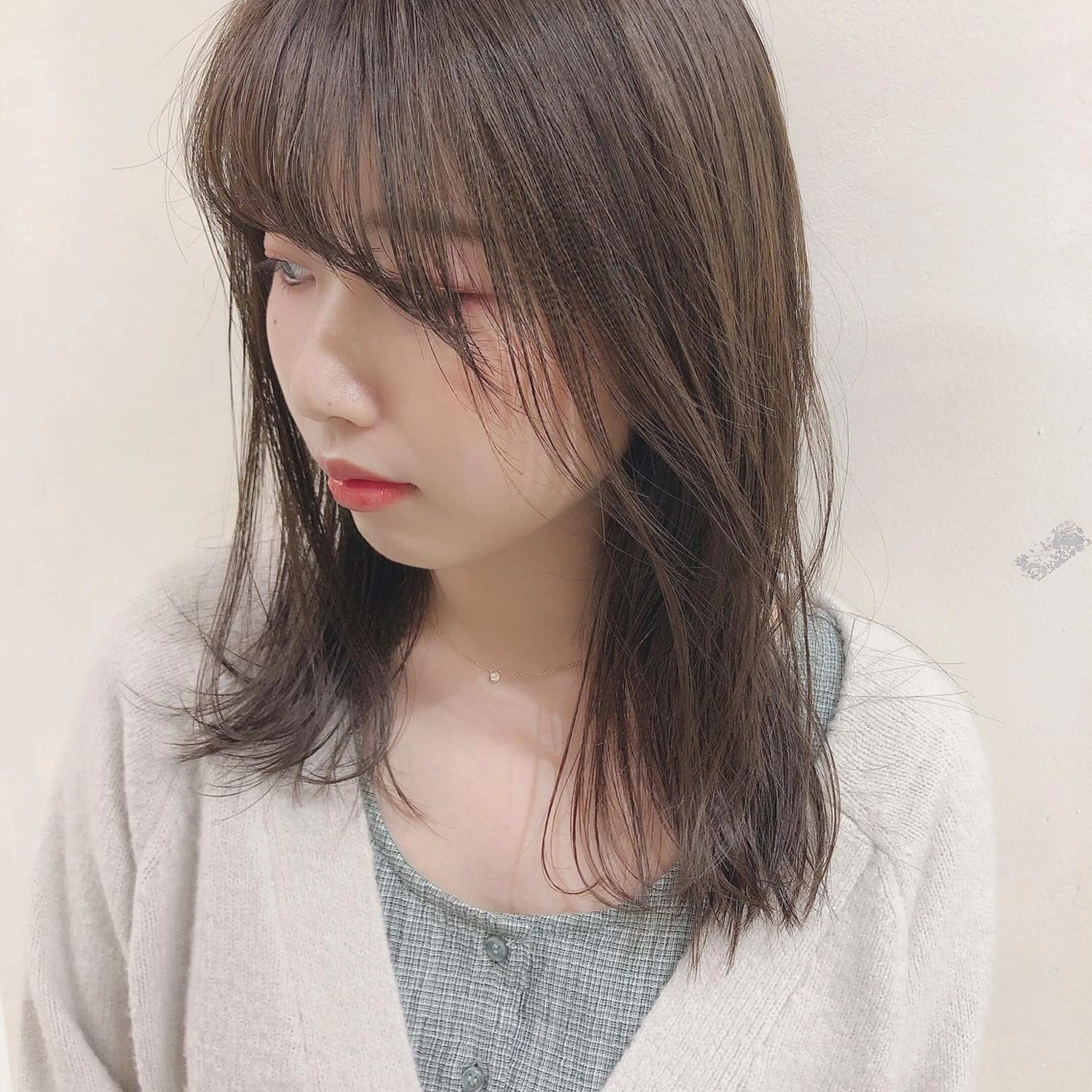 ミディアム カラー ボブ/パーマ 古家 佑真のヘアスタイル