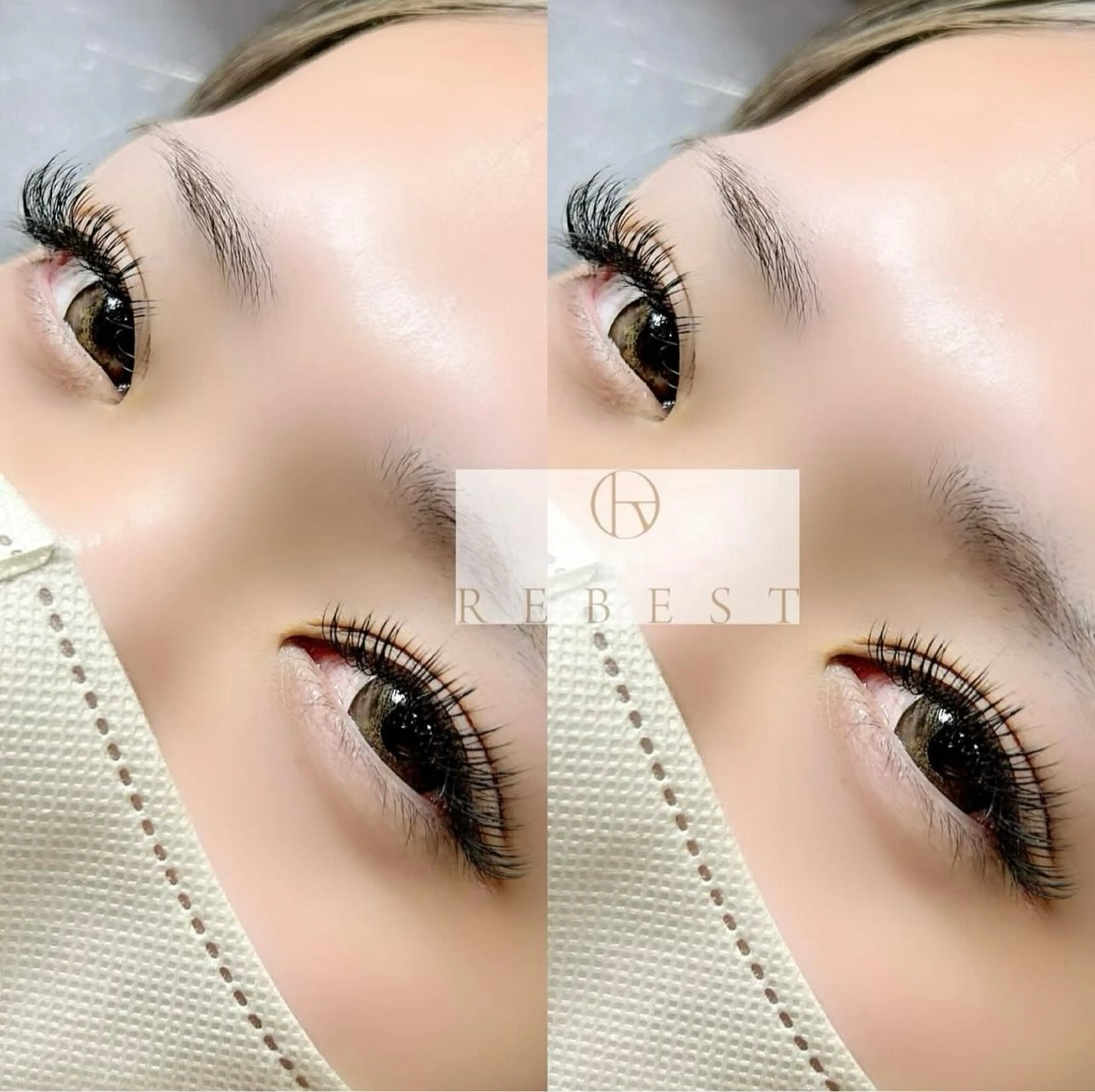 マツエク・マツパ フラットラッシュ yuuka REBEST心斎橋のマツエク・マツパデザイン