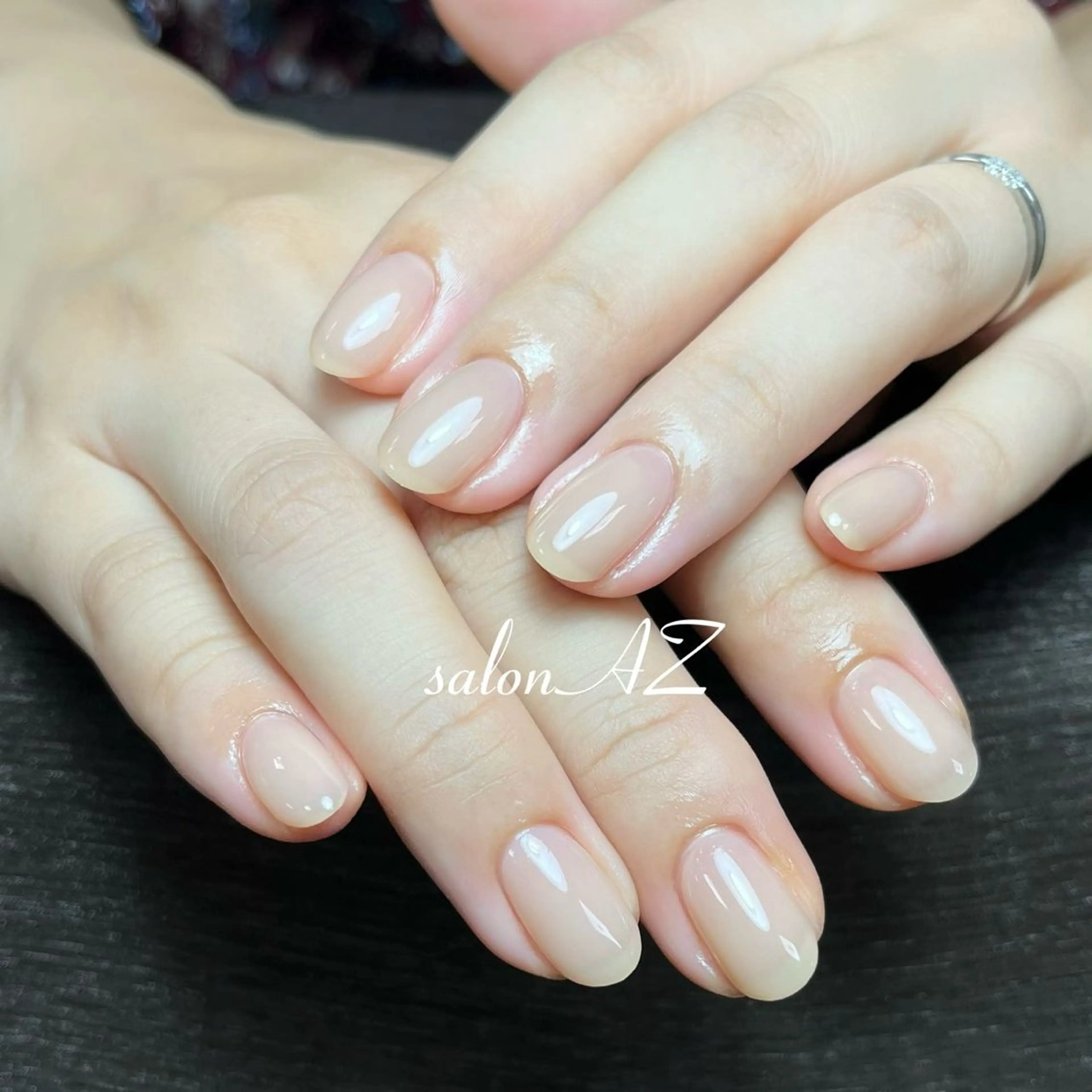 ネイル ワンカラーネイル ハンドネイル salon AZのネイルデザイン