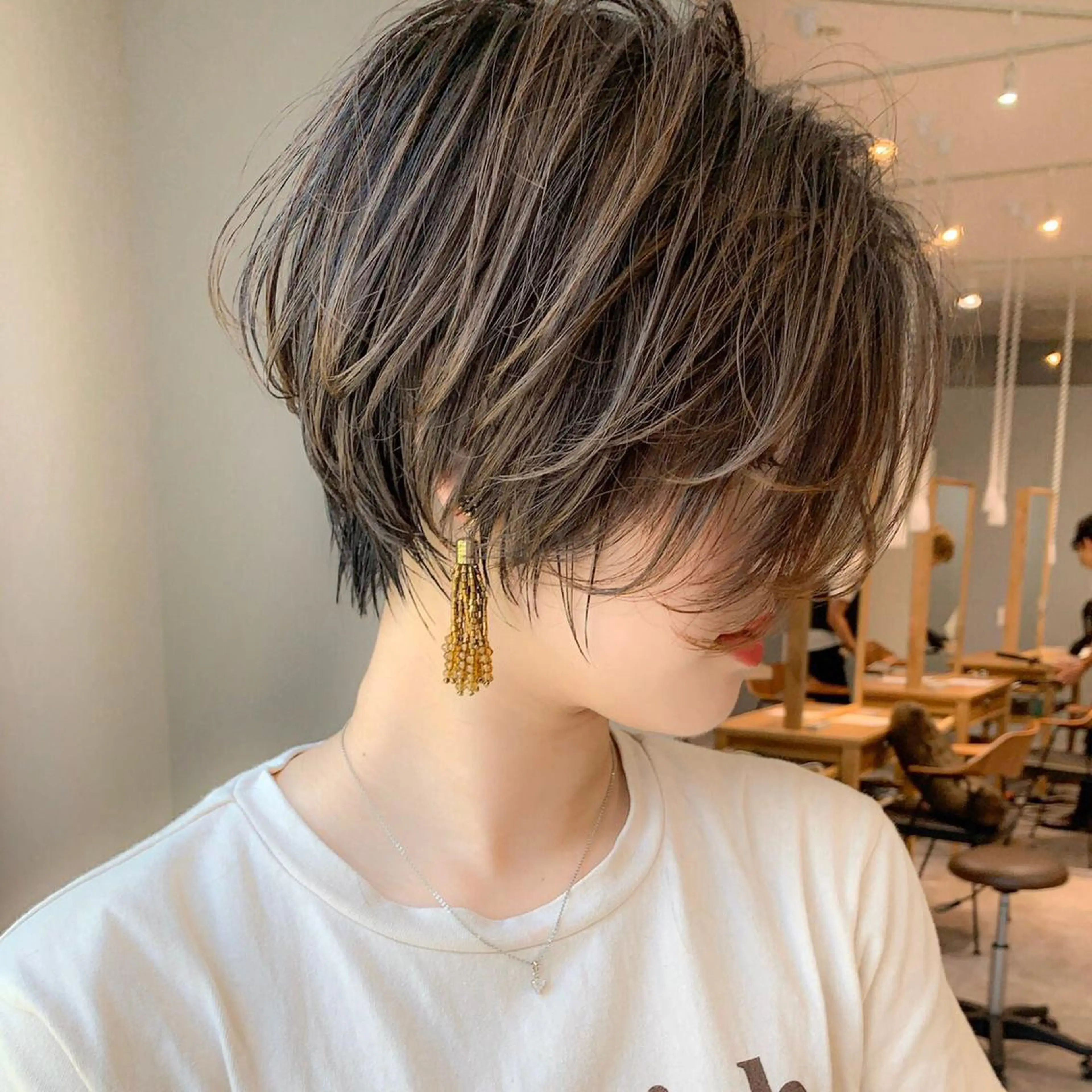ショート カット ヘアカラー トリートメント MISATO THIRD SHOPのヘアスタイル