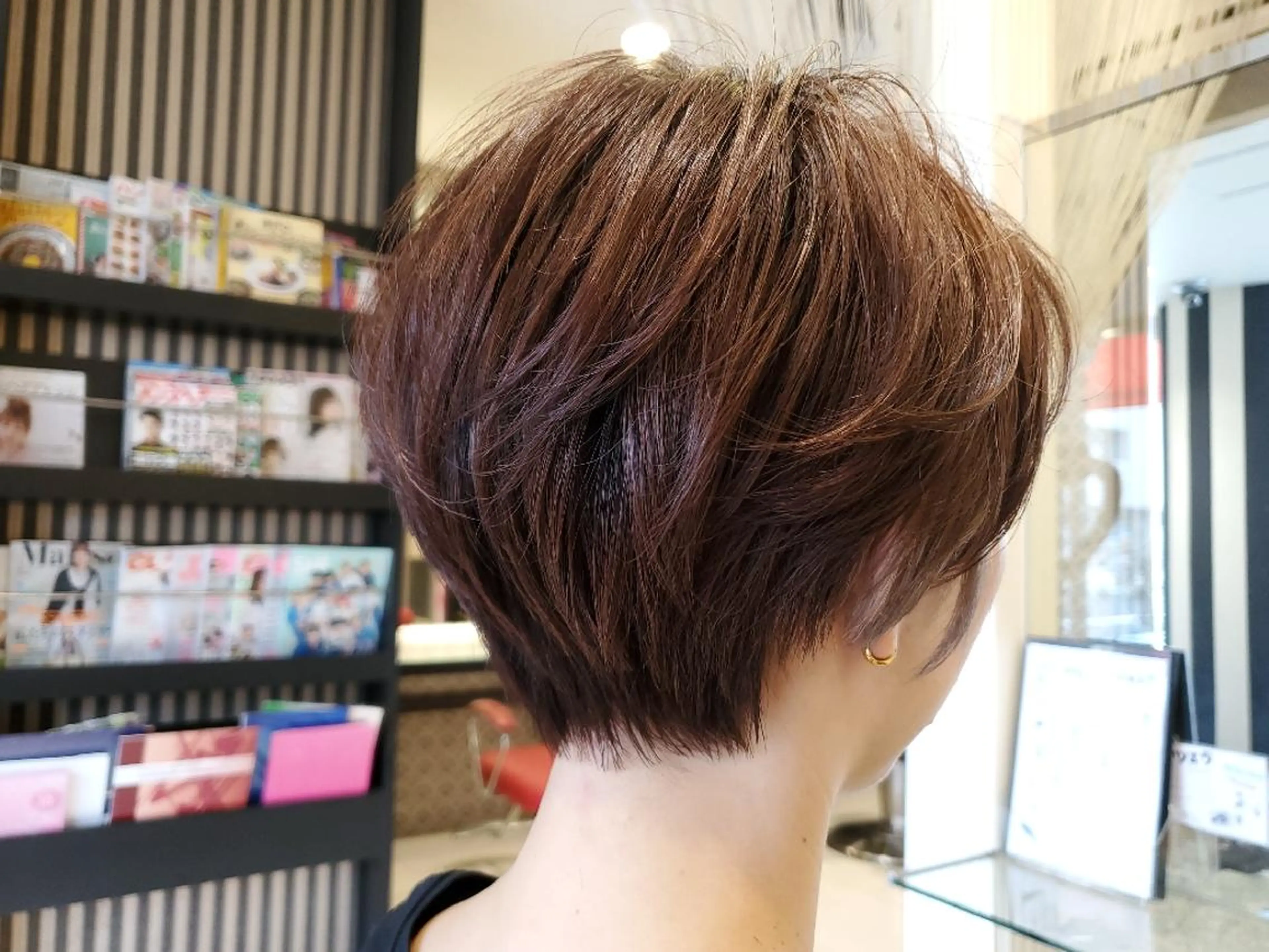 ショート カラー ショートヘア カット 髪質改善美容師が作る 透明感カラー杉山太貴のヘアスタイル