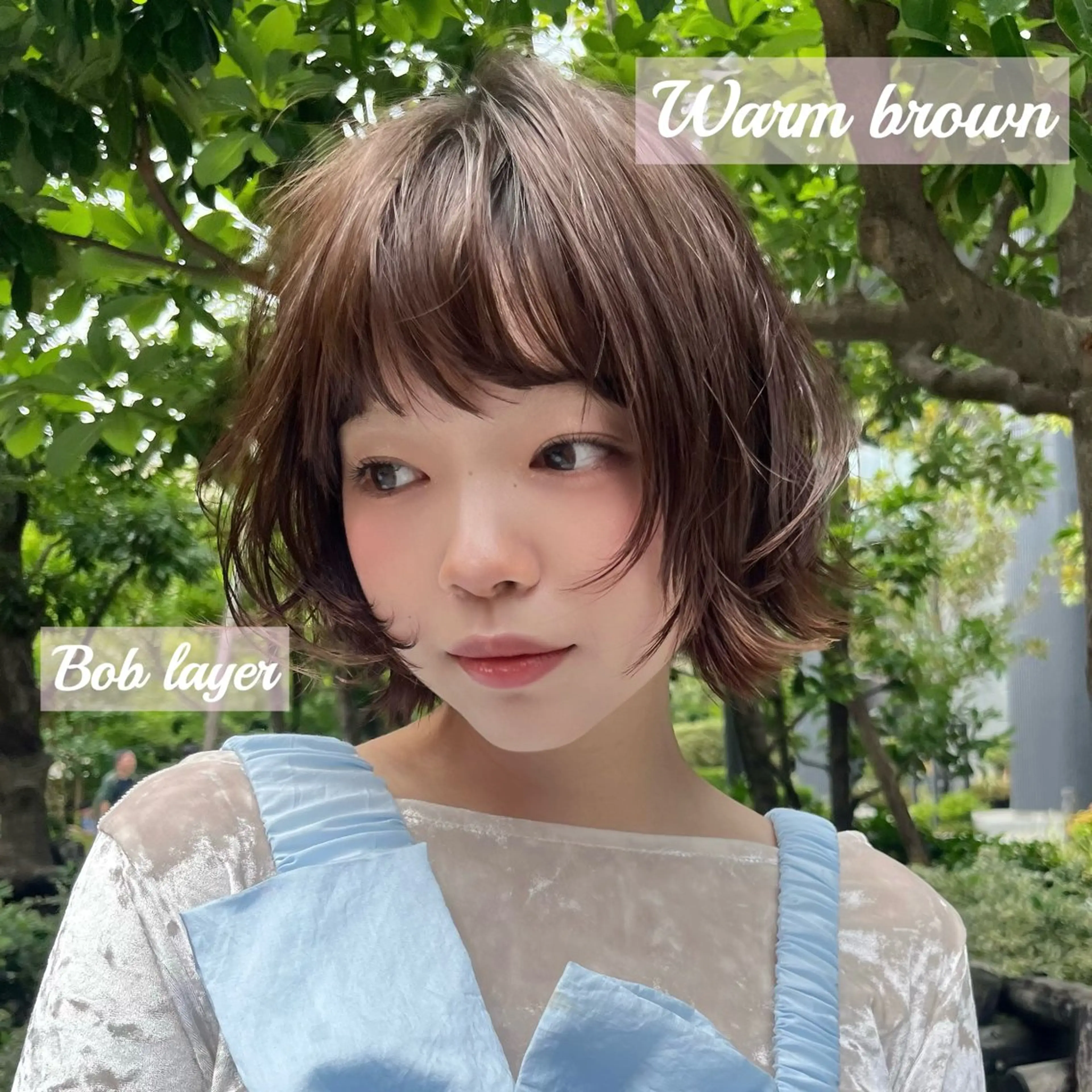 ショート カラー カット 柔らかい艶暖色 レイヤー🫧姫汝のヘアスタイル