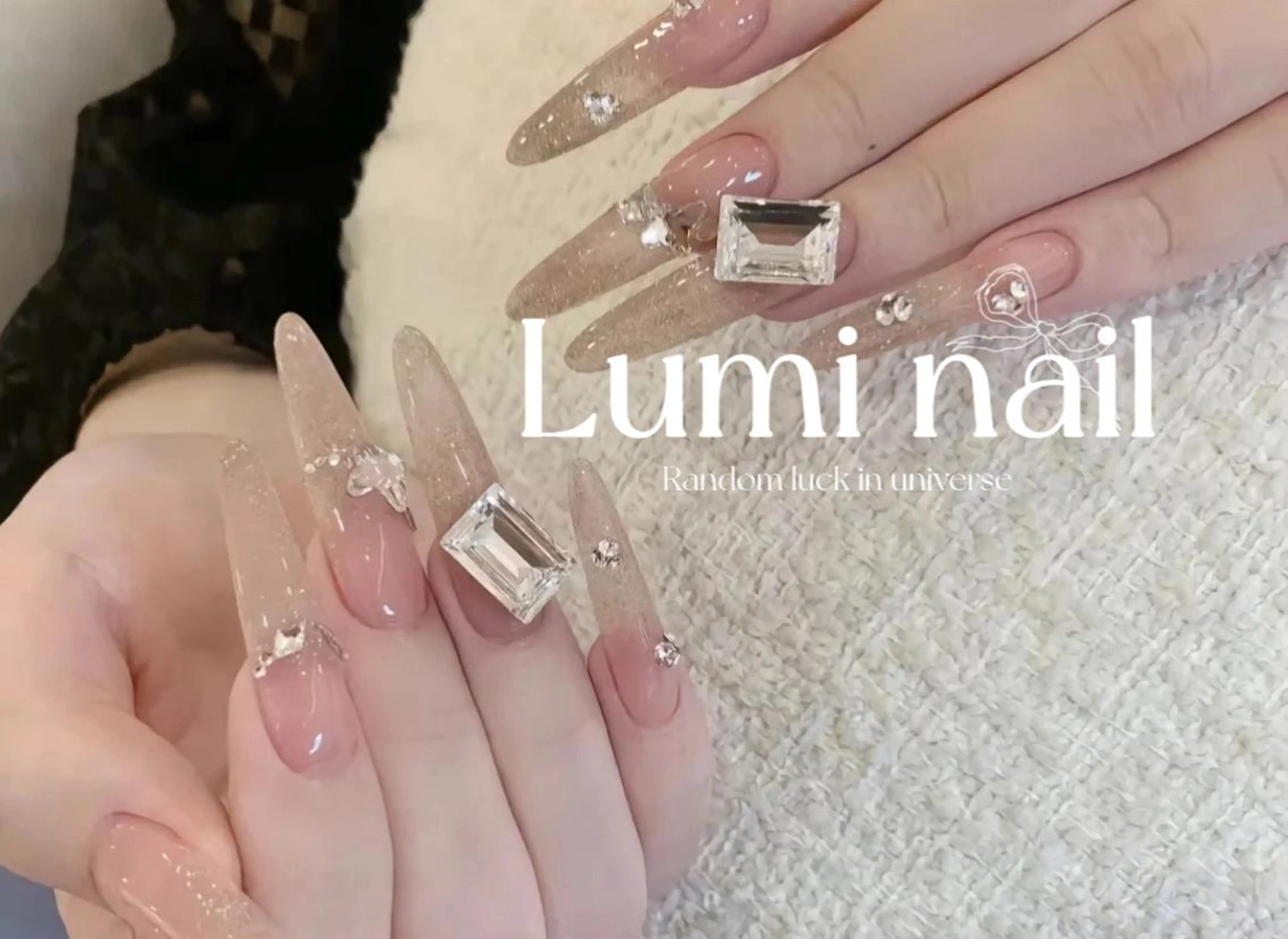 ネイル ボルドー ドット フレンチネイル キラキラネイル マグネットネイル KA NAのネイルデザイン