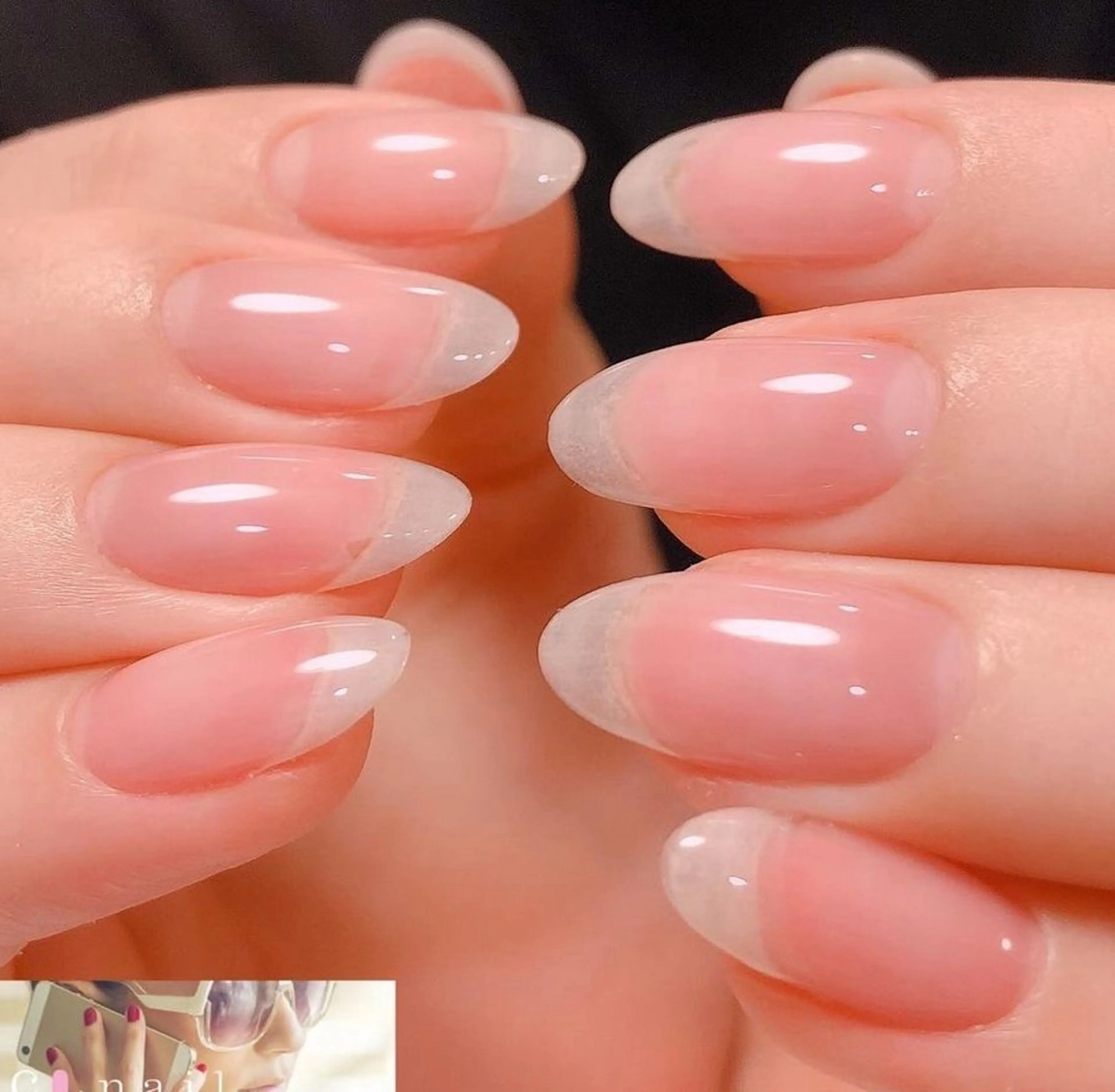 ネイル クリアネイル ジェルネイル ハンドネイル nailsalon VENUSのネイルデザイン
