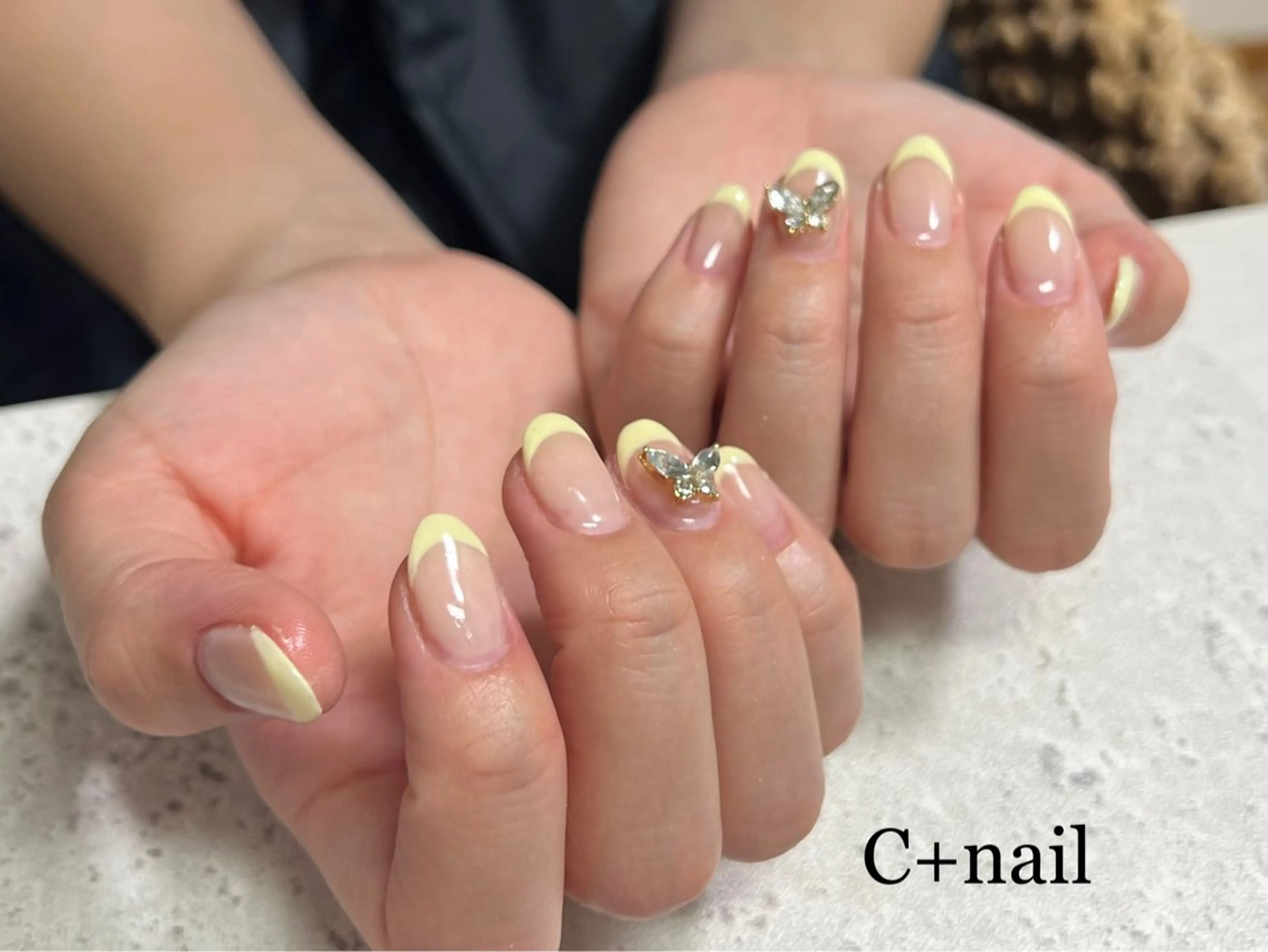 ネイル フレンチネイル ハンドネイル ✴︎ C+nailのネイルデザイン