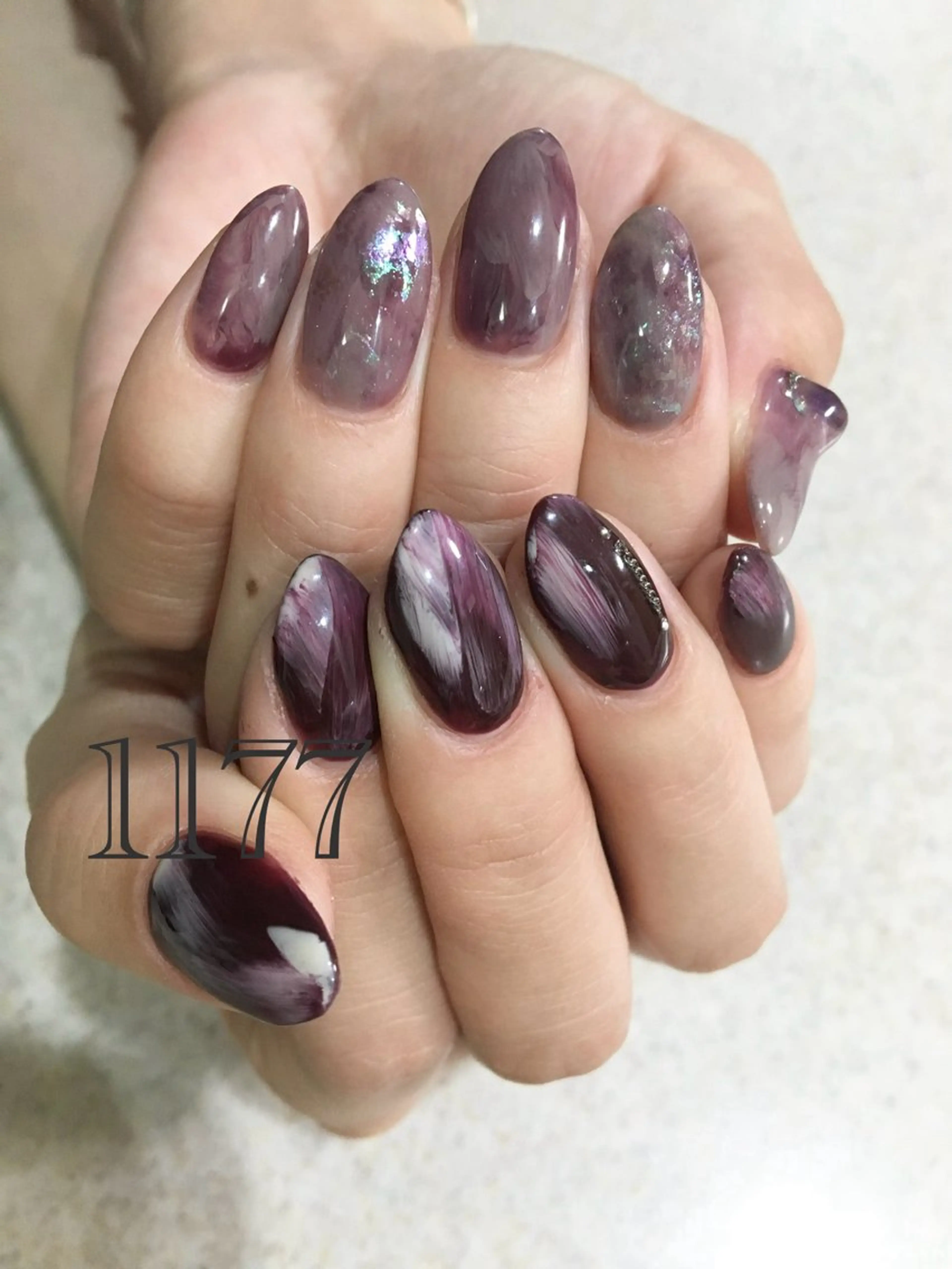 ネイル ハンドネイル nailsalon 1177のネイルデザイン