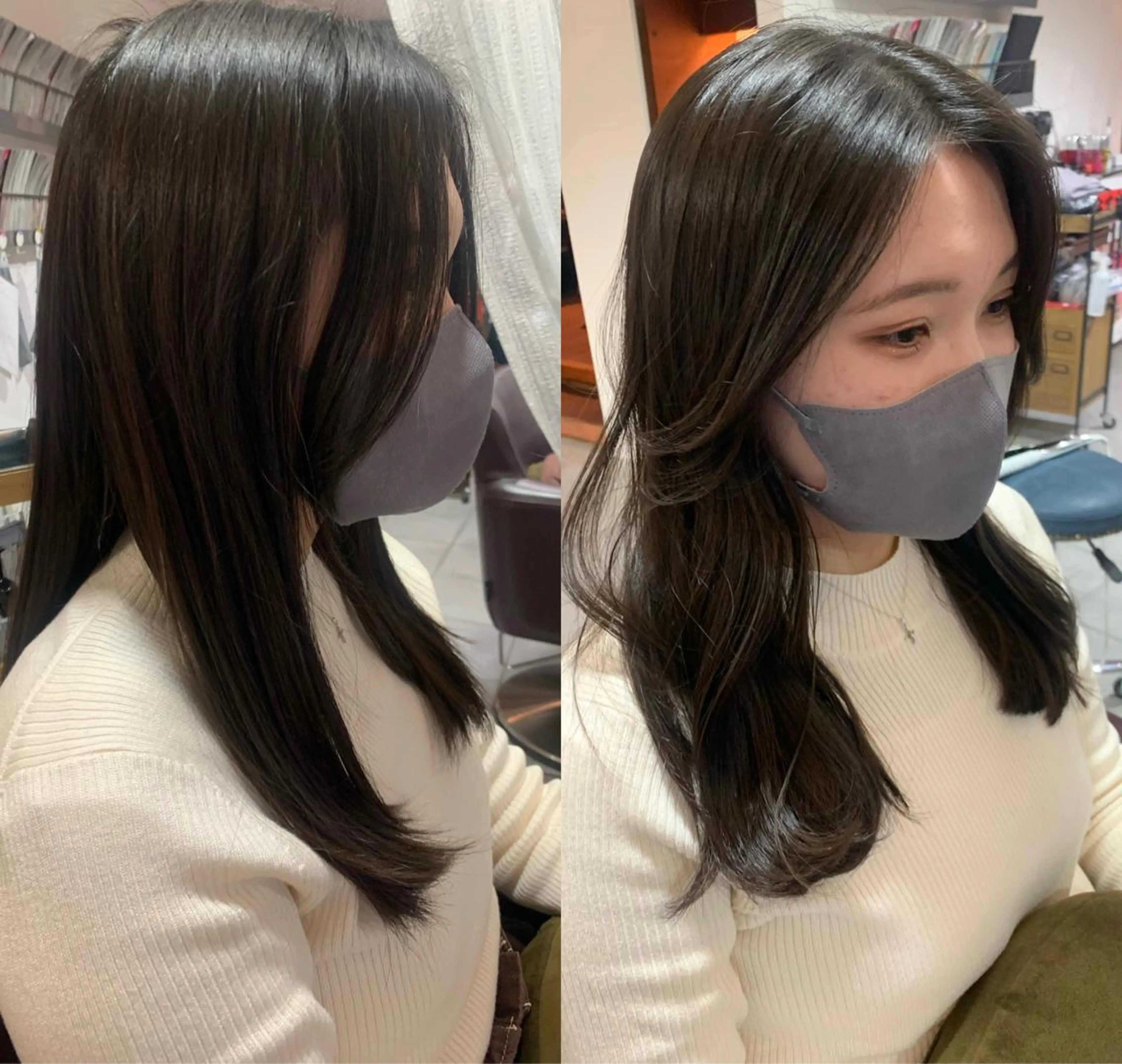 ロング 傷ませない縮毛矯正／ 吉岡 美江のヘアスタイル