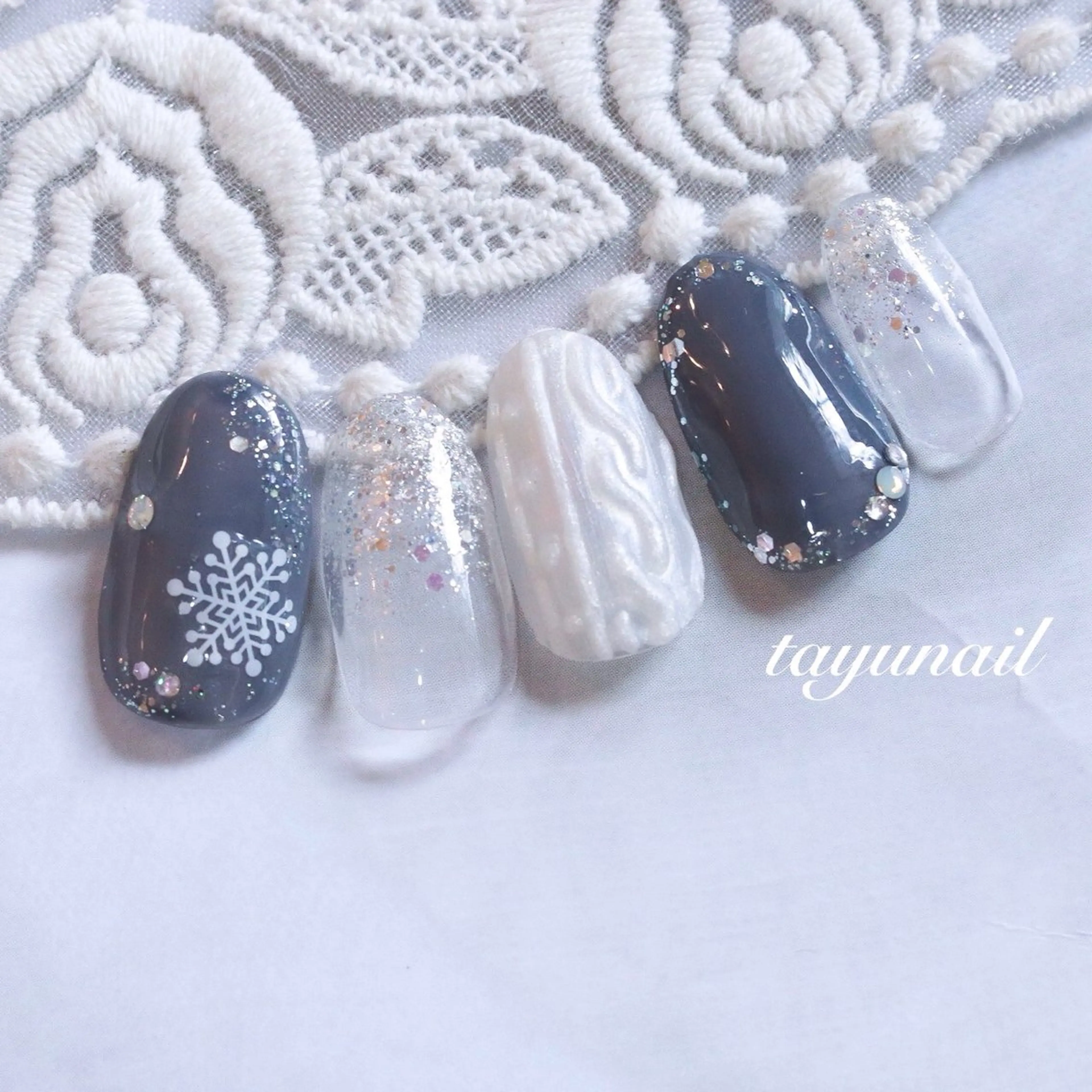 ネイル アートネイル ジェルネイル パラジェル ネイルサロン 【たゆnail】のネイルデザイン