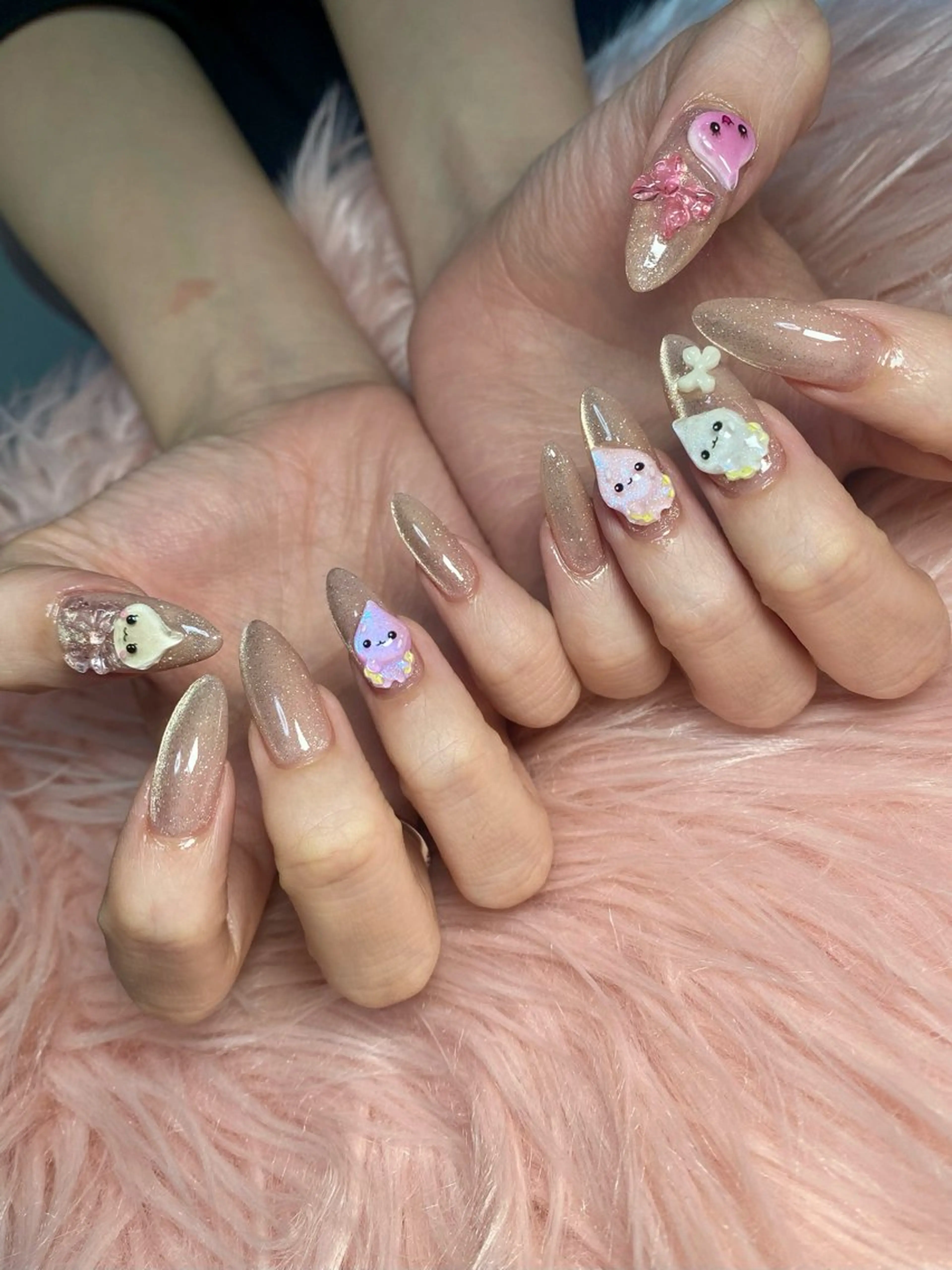 ネイル 持ち込み ハンドネイル mille feuilleのネイルデザイン