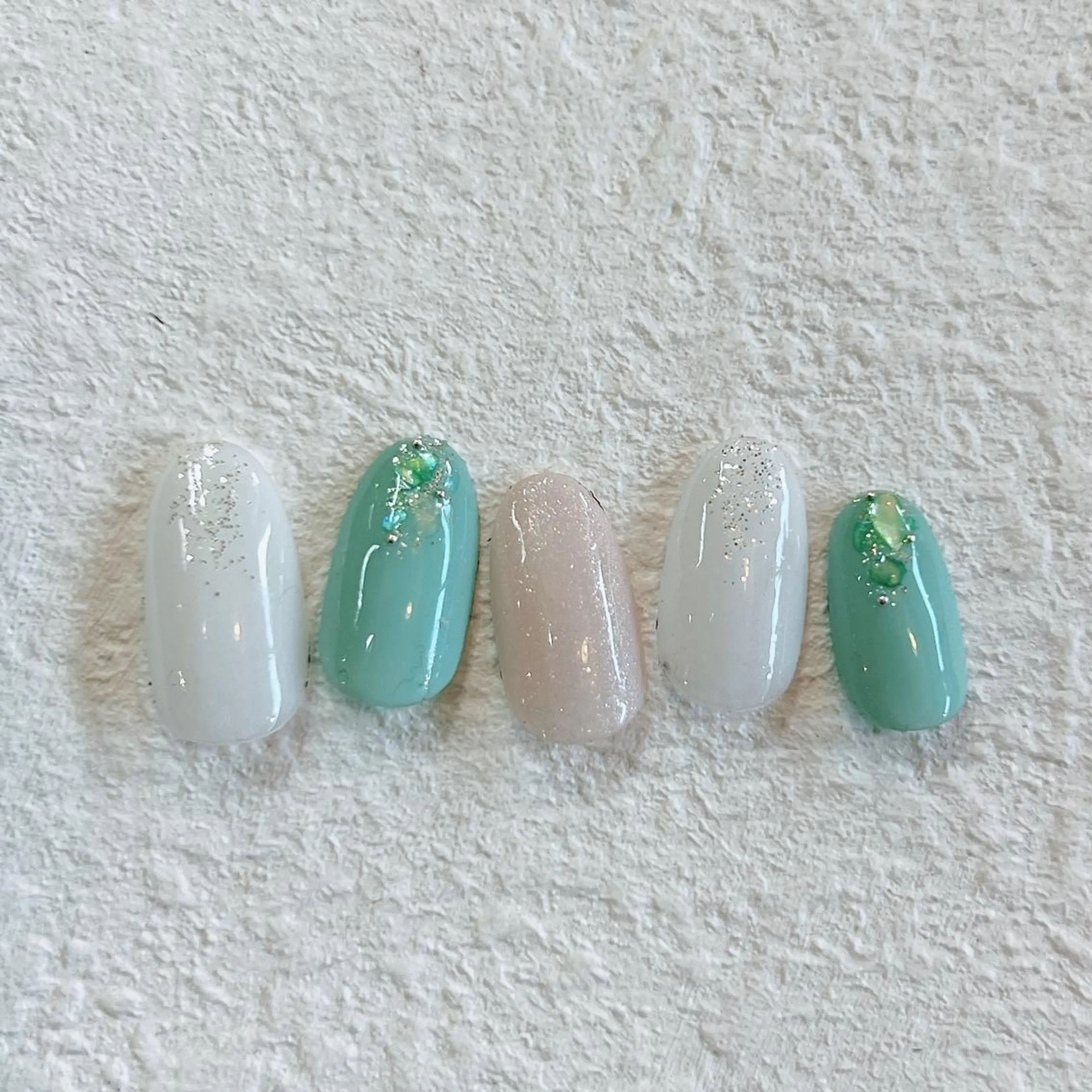 ネイル アートネイル ジェルネイル ニュアンスネイル オフィスネイル 夏ネイル Nail Mikakoのネイルデザイン