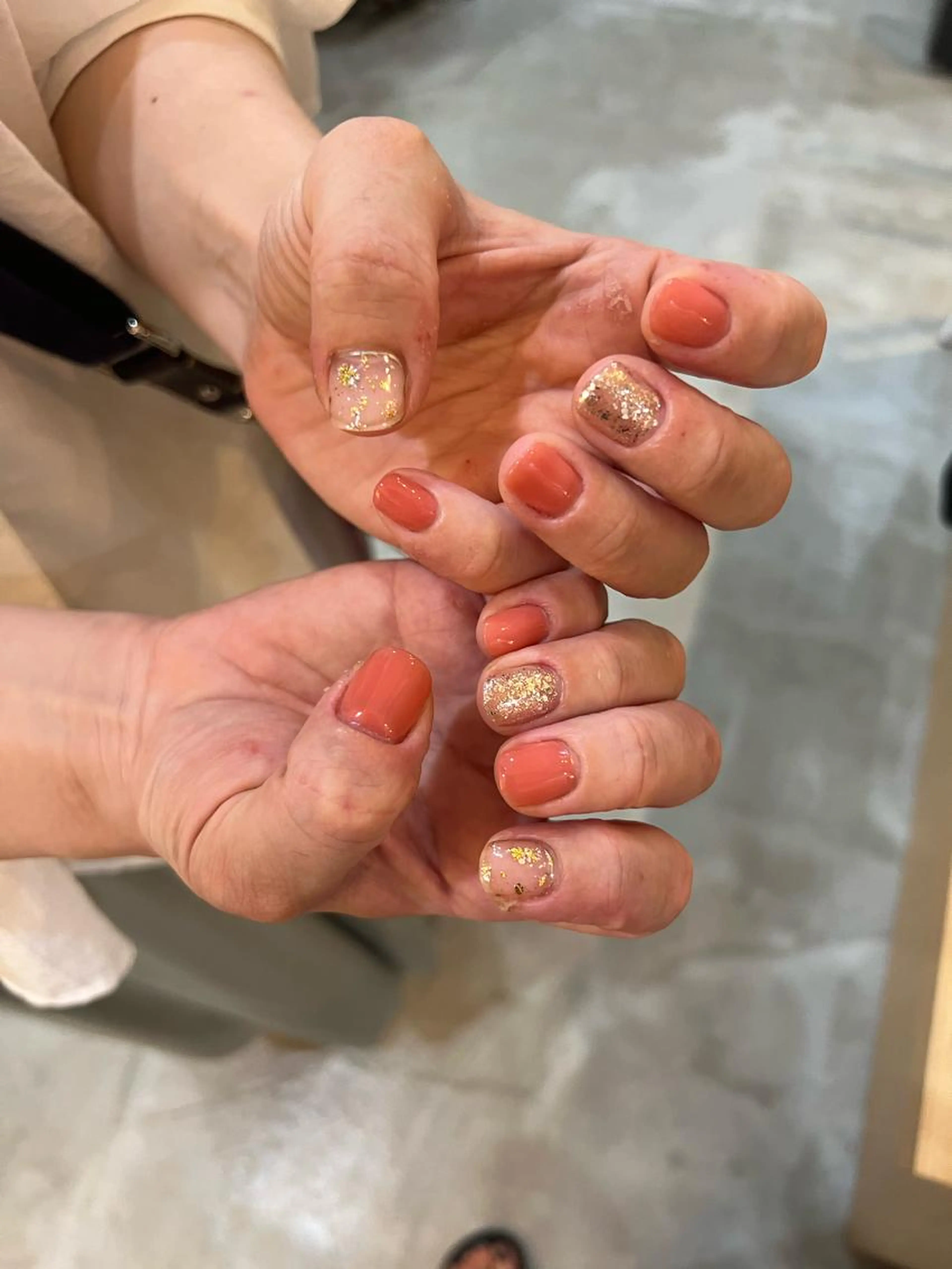 【hand 】1カラー＋アート4本の写真