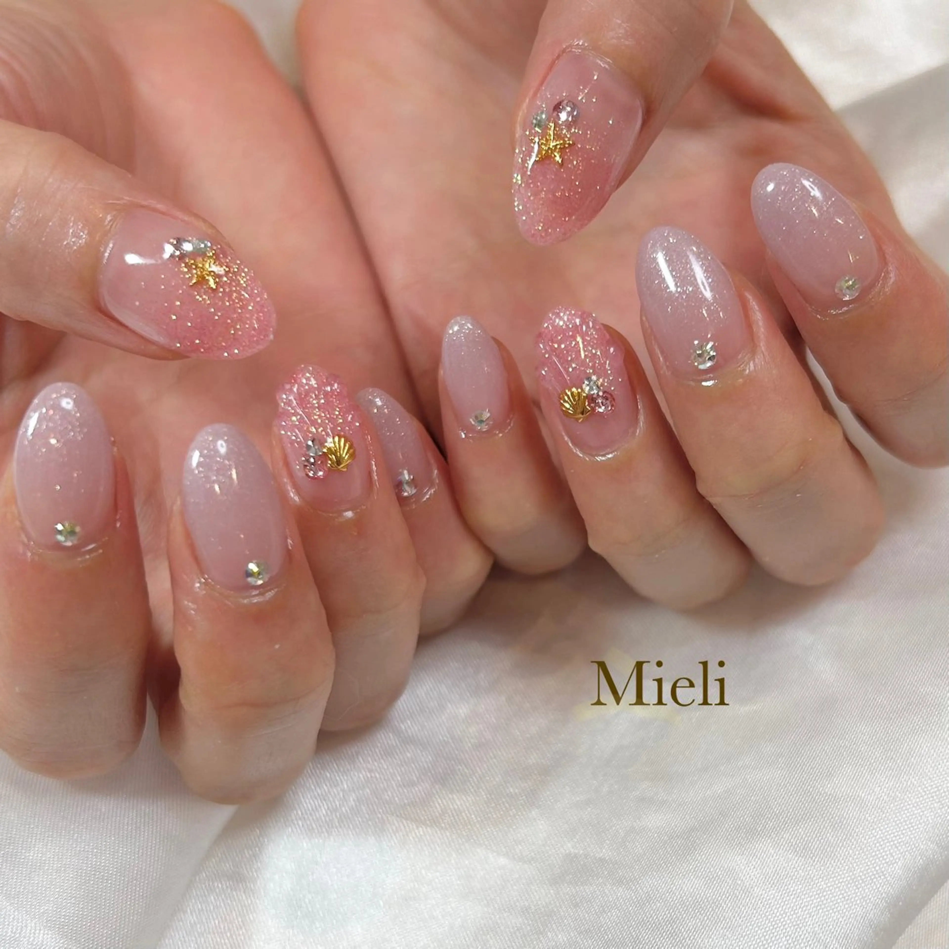 ネイル ハンドネイル ネイリストUSUI♡ パラジェルフィルインのネイルデザイン