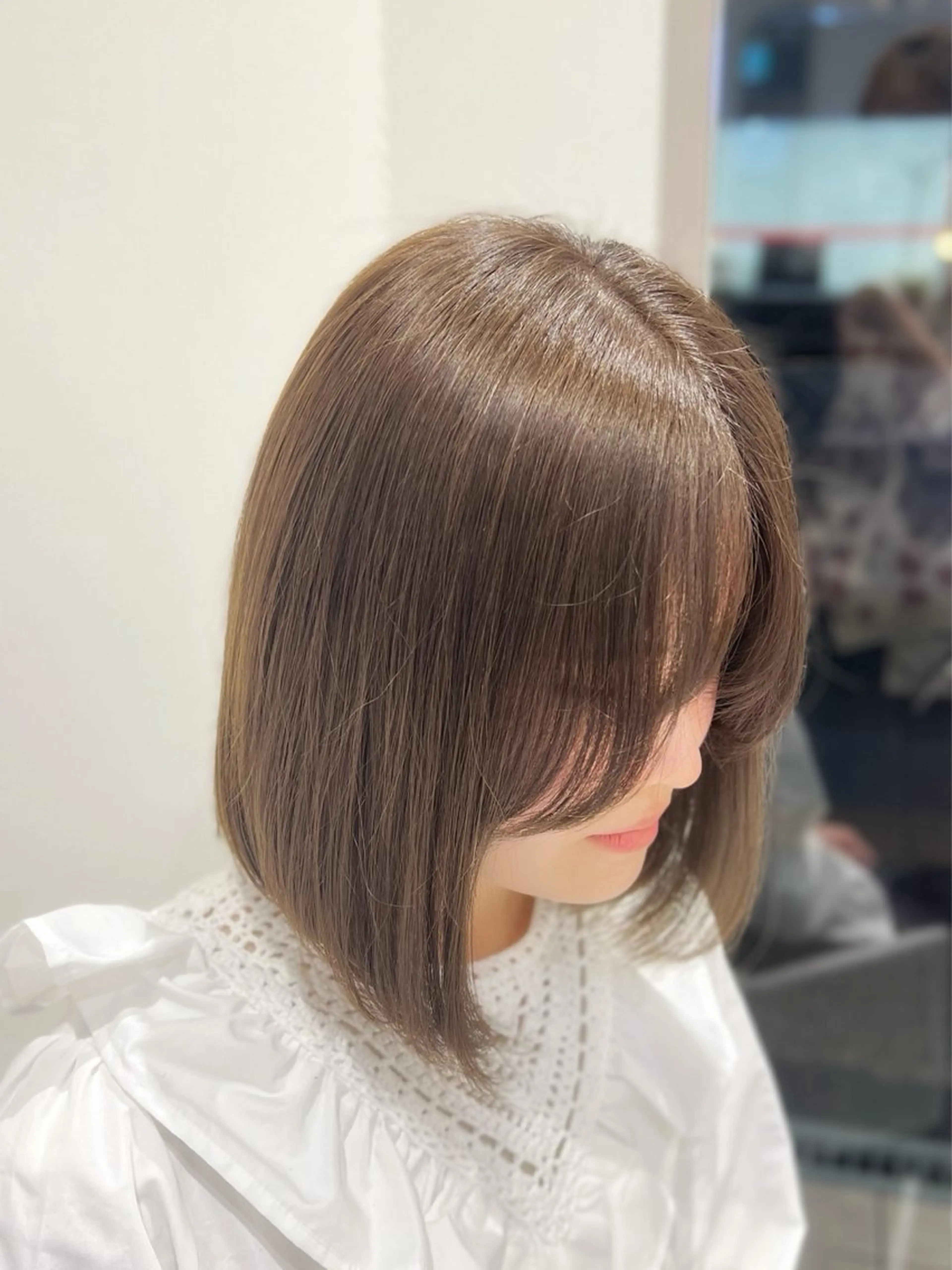 ミディアム カラー Yuka/Aujua ソムリエ/髪質改善のヘアスタイル