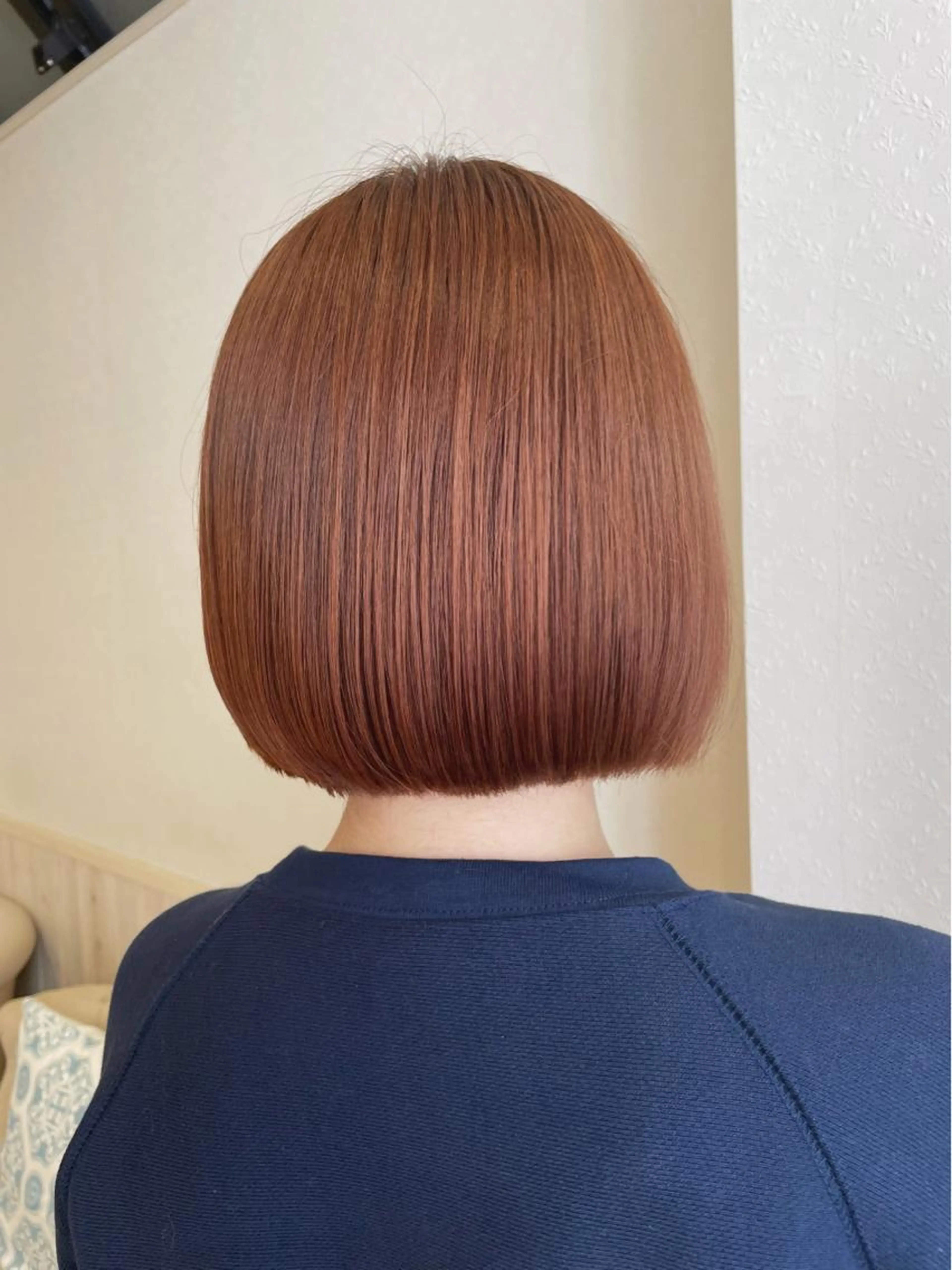 全体ブリーチ+オンカラー(トリートメント付き)の写真