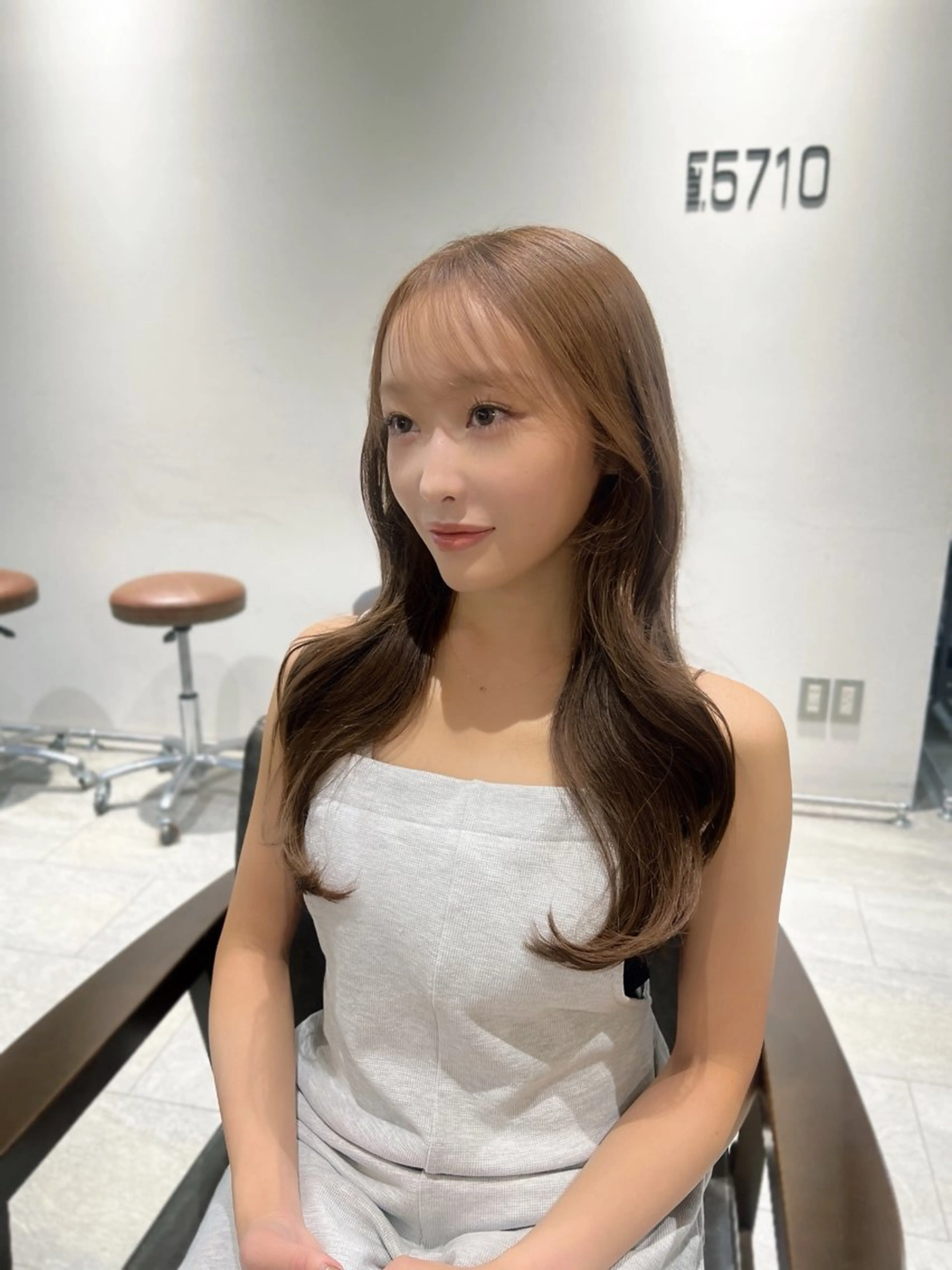 ロング カラー ヘアアレンジ 🎀ハイトーン・艶 カラー HANA🎀のヘアスタイル