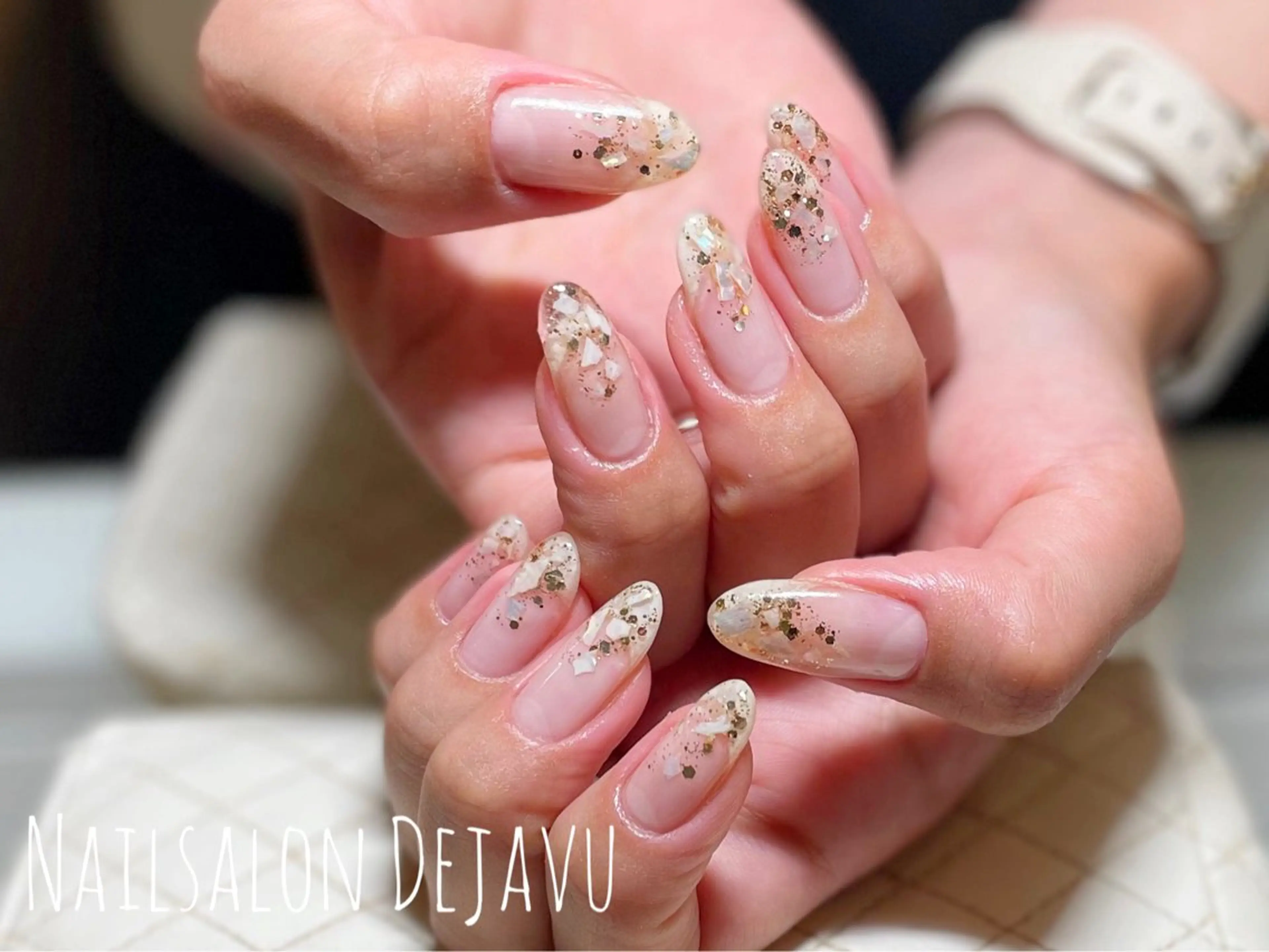 ネイル クリアネイル ラメ(グリッター) Dejavu所属・Nail salon Dejavu 🌿のネイルデザイン