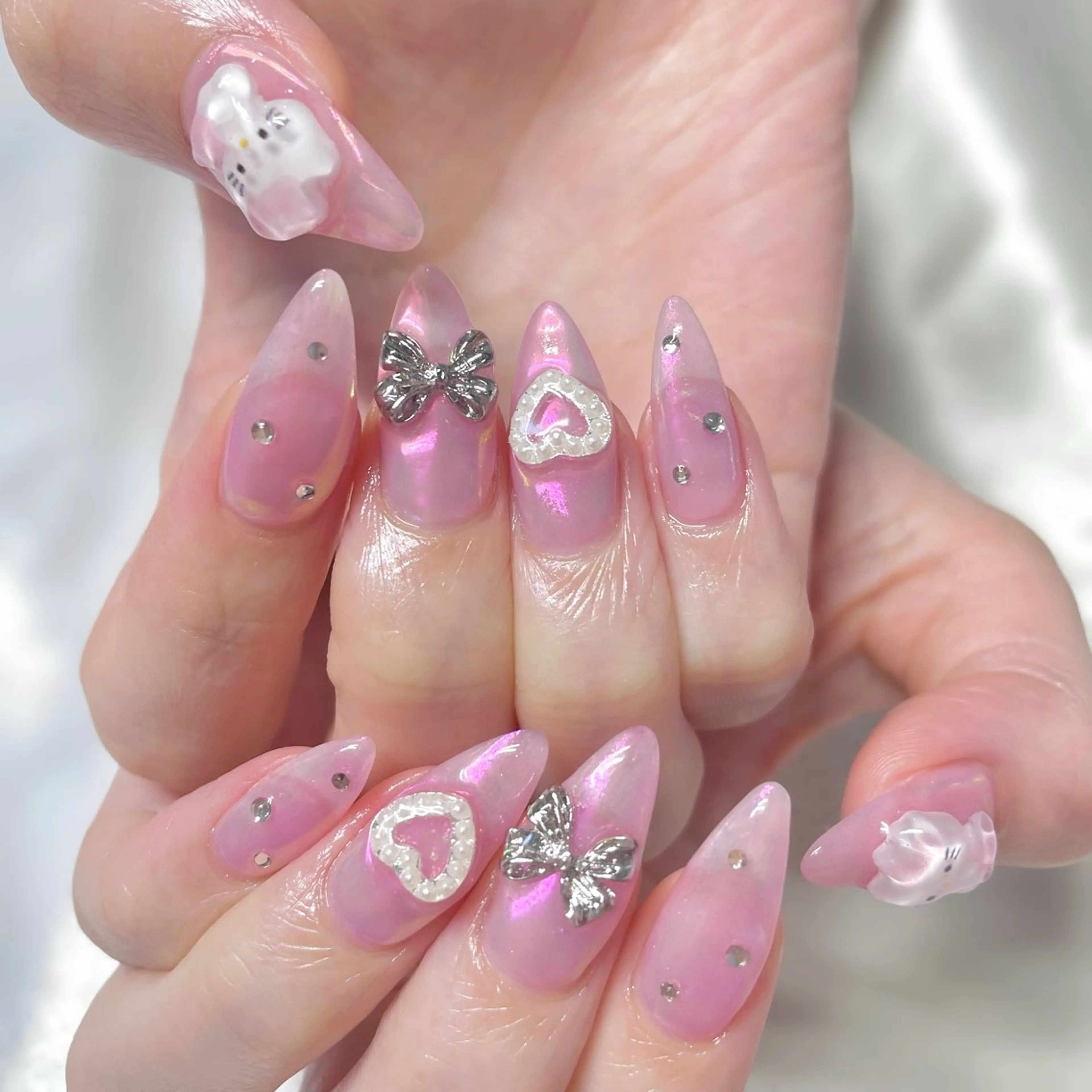 ネイル 長さ出し ハンドネイル RUMI nailのネイルデザイン