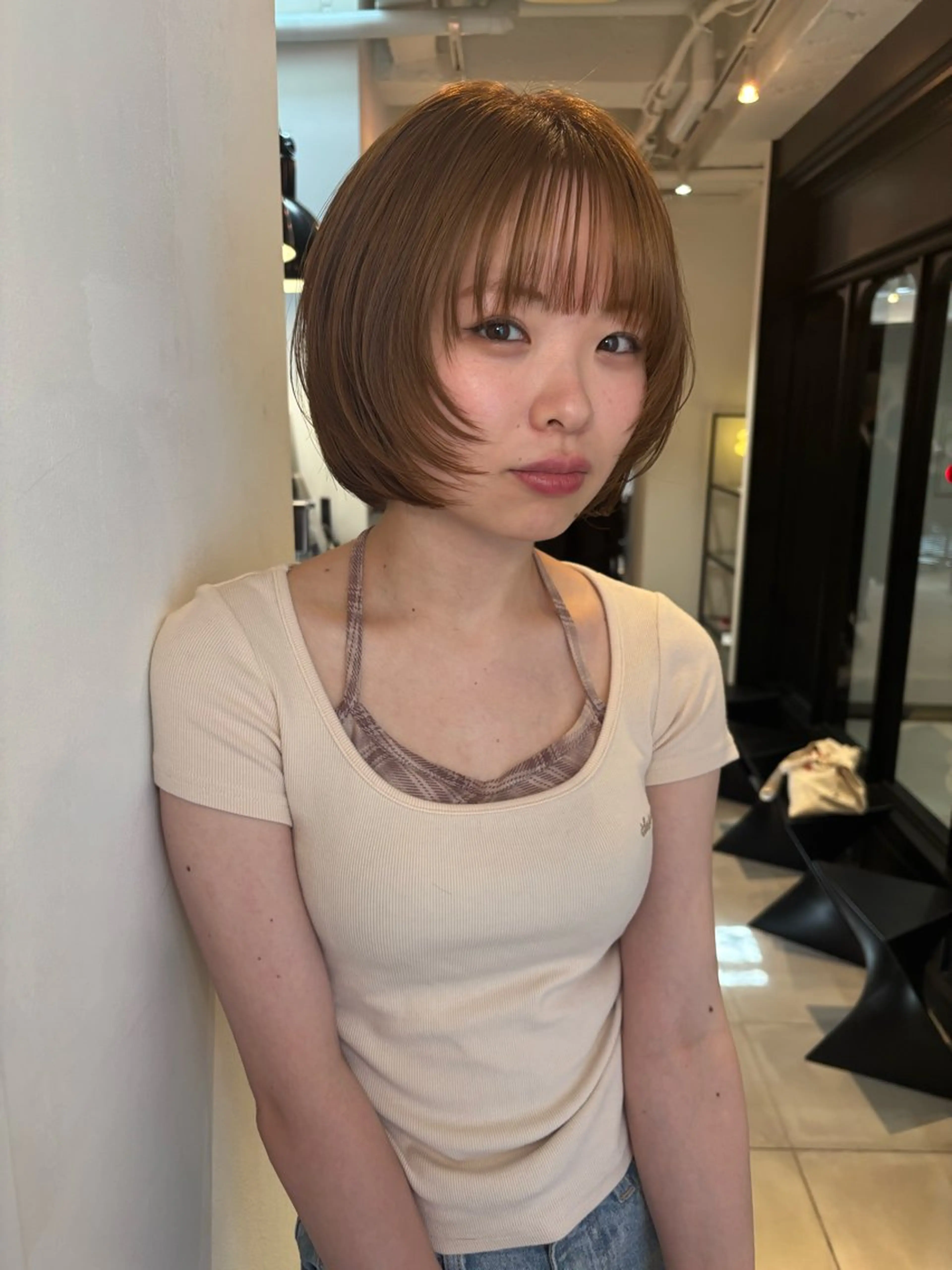 ショート riria/ボブ /透明感カラー🎀のヘアスタイル