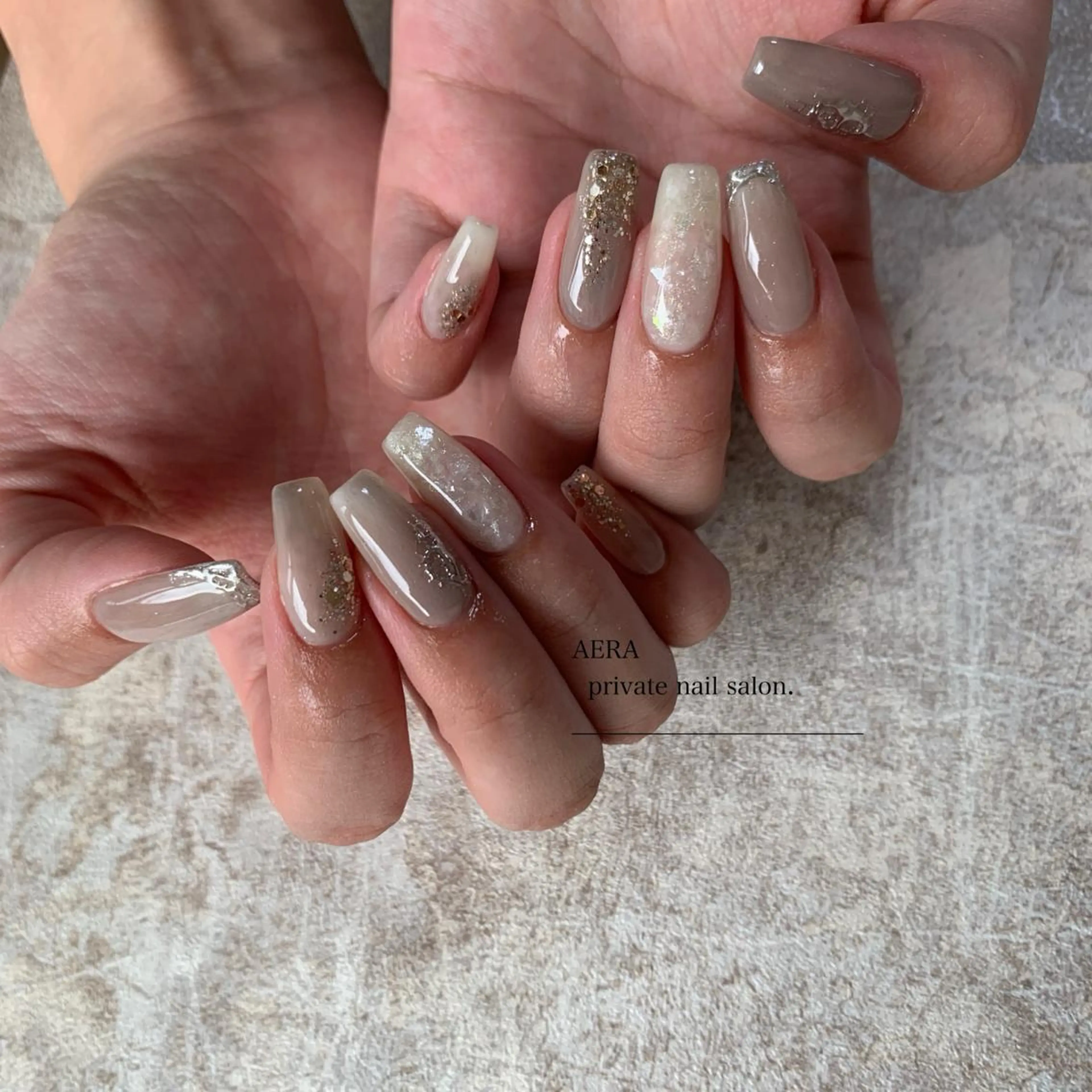 ネイル AERA nail shino🐱⸝꙳のネイルデザイン