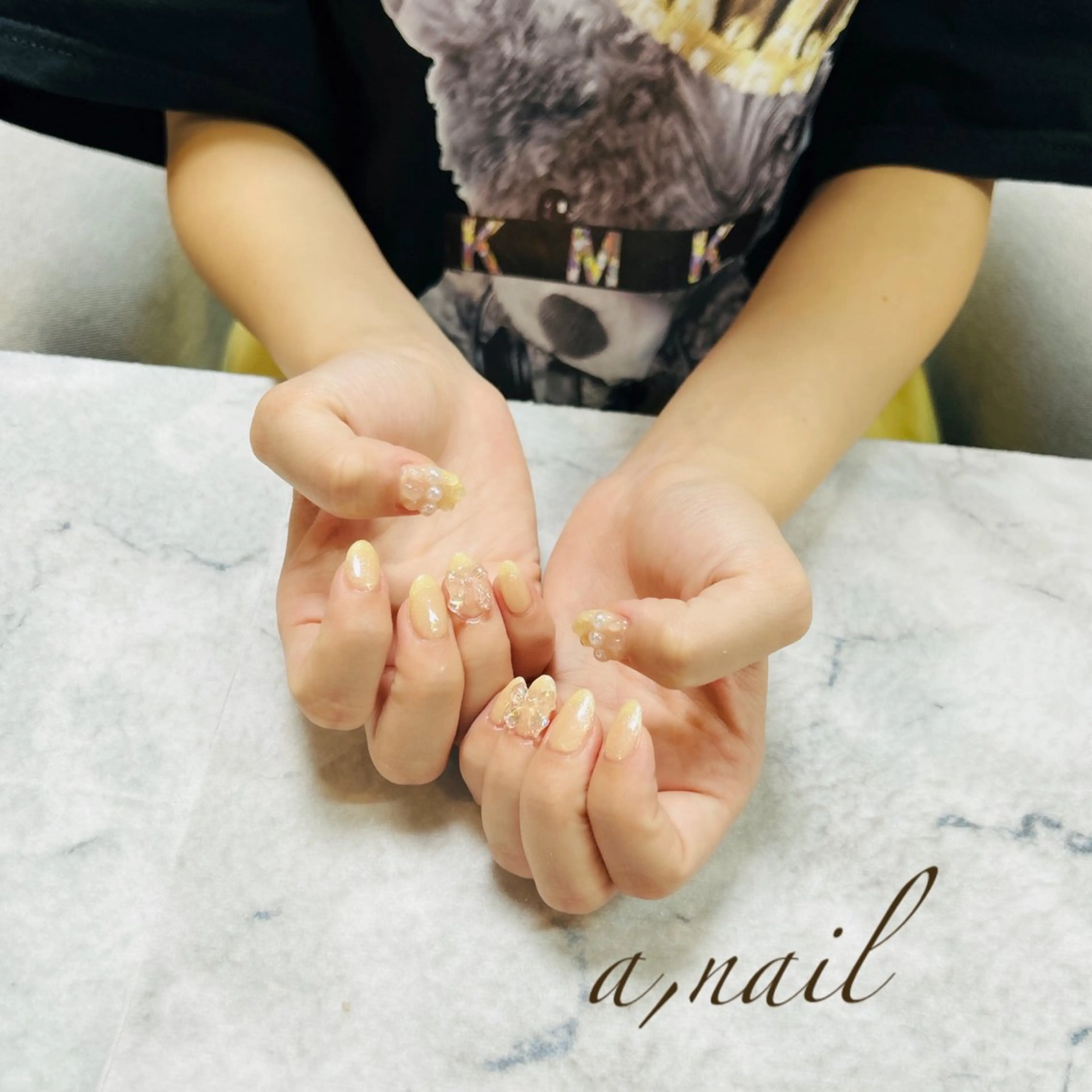 ネイル フットネイル ジェルネイル グラデーション キラキラネイル ラメ(グリッター) ハンドネイル ネイルサロン エーネイルのネイルデザイン