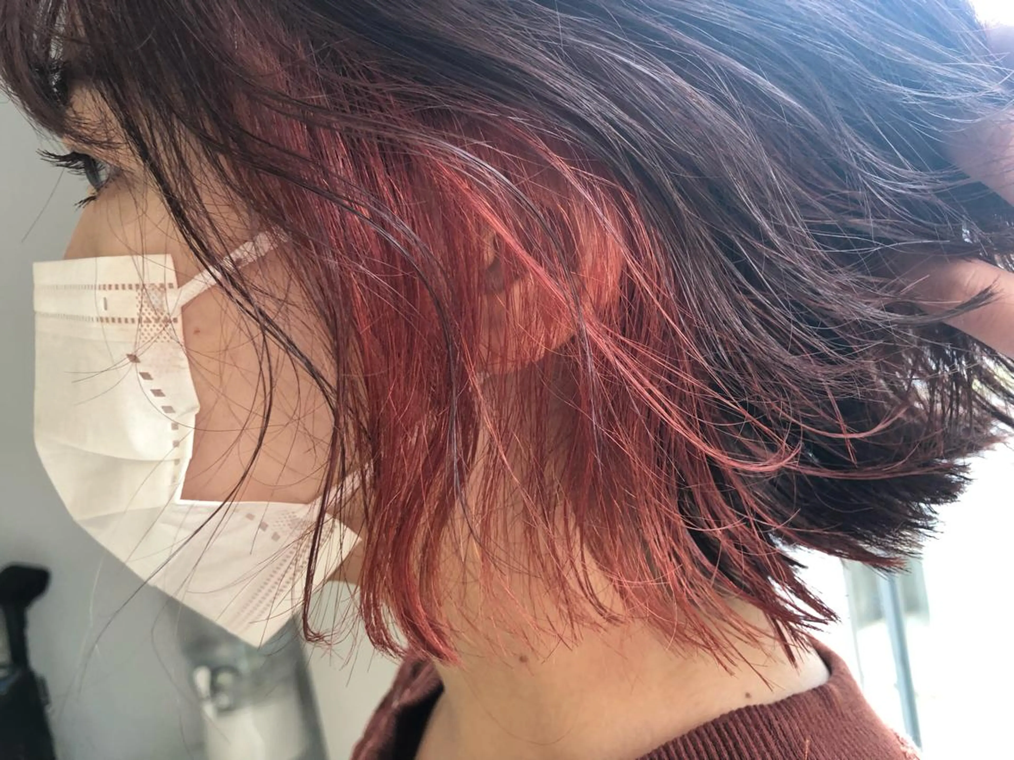 ミディアム 辻本 夏子のヘアスタイル