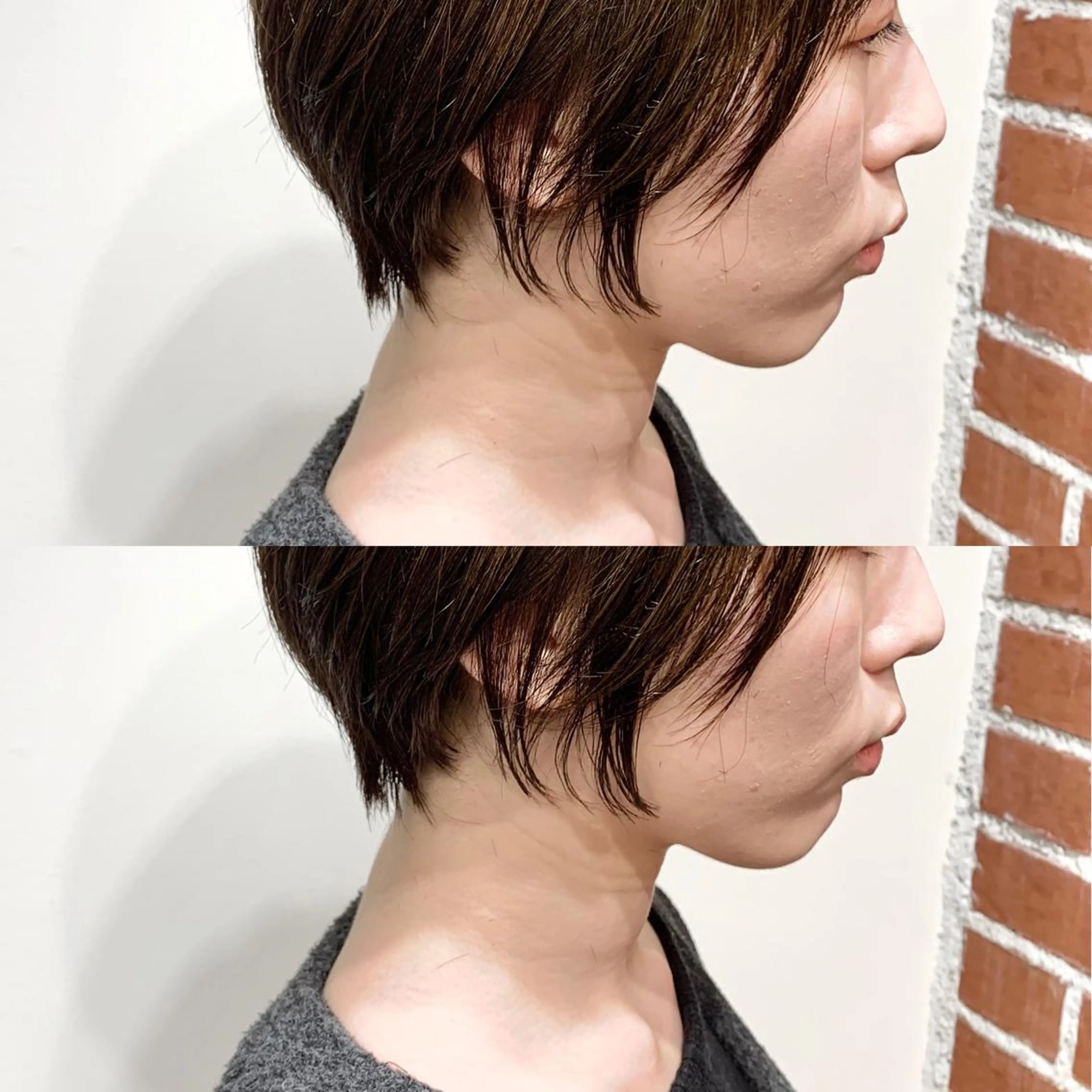 ショート ヘアアレンジ ショートヘア 小顔カット カット 岡崎勇人/レイヤー/ 韓国/ケラチンTRのヘアスタイル