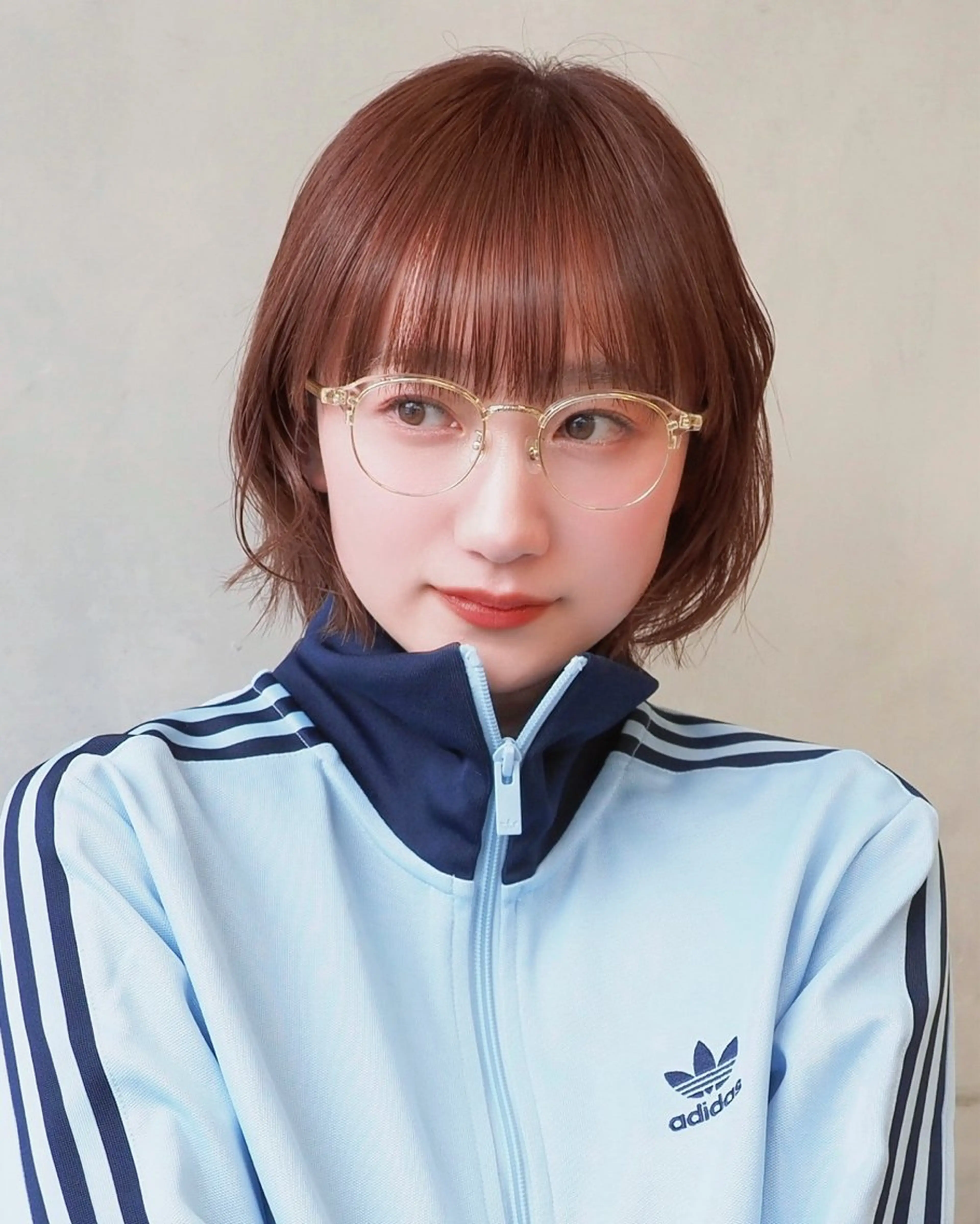 ミディアム おしゃれボブ/暖色 カラー🧶いろはのヘアスタイル